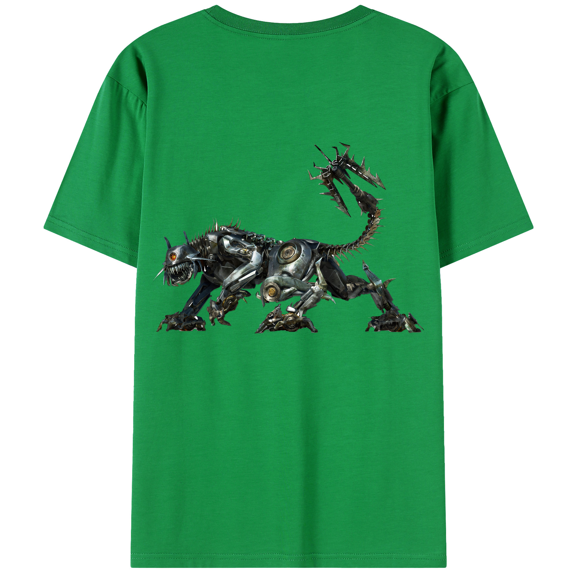 （画像用） Transformers トランスフォーマー 綿100％ メンズ半袖Tシャツ（バックプリント） 通気性