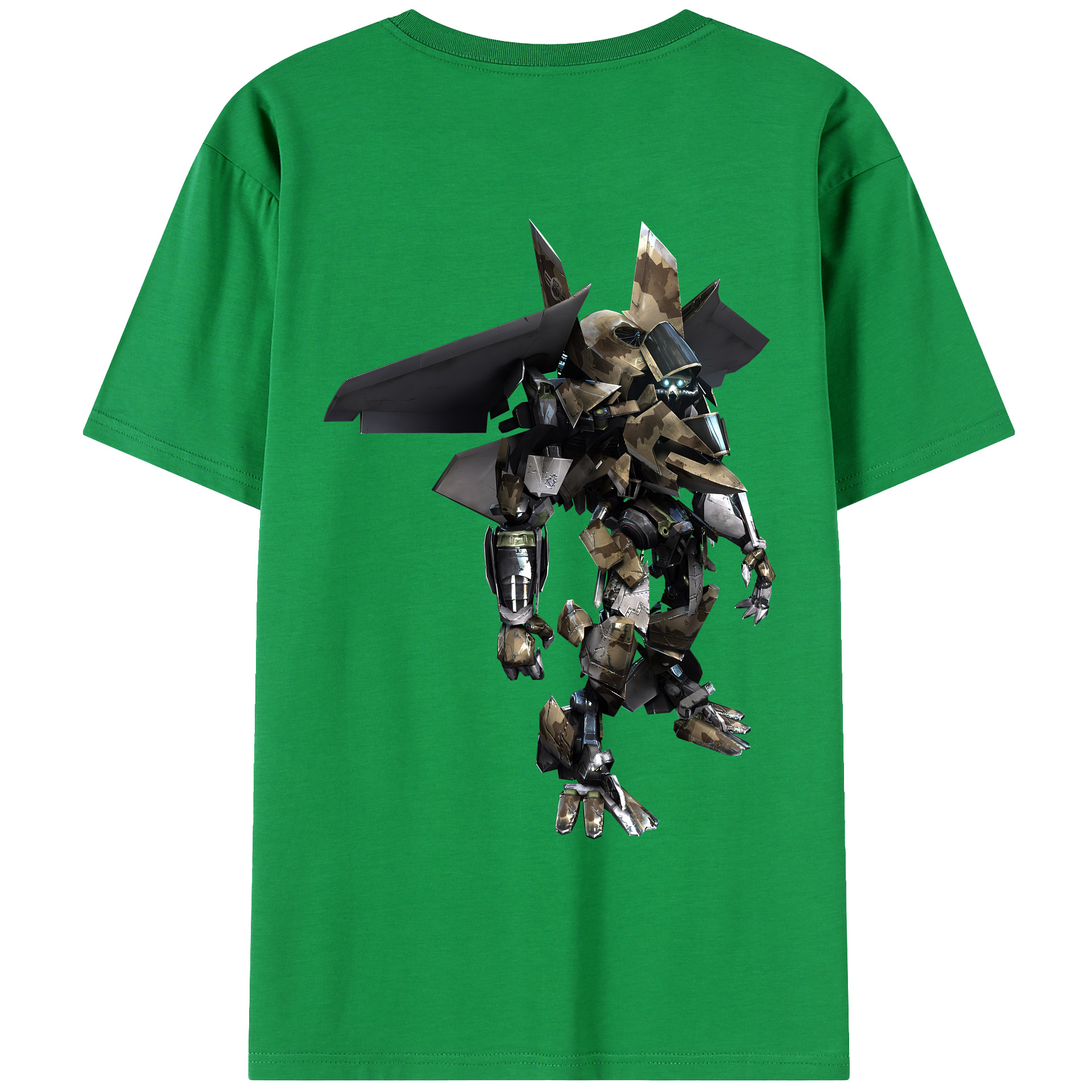 （画像用） Transformers トランスフォーマー 綿100％ メンズ半袖Tシャツ（バックプリント） 通気性