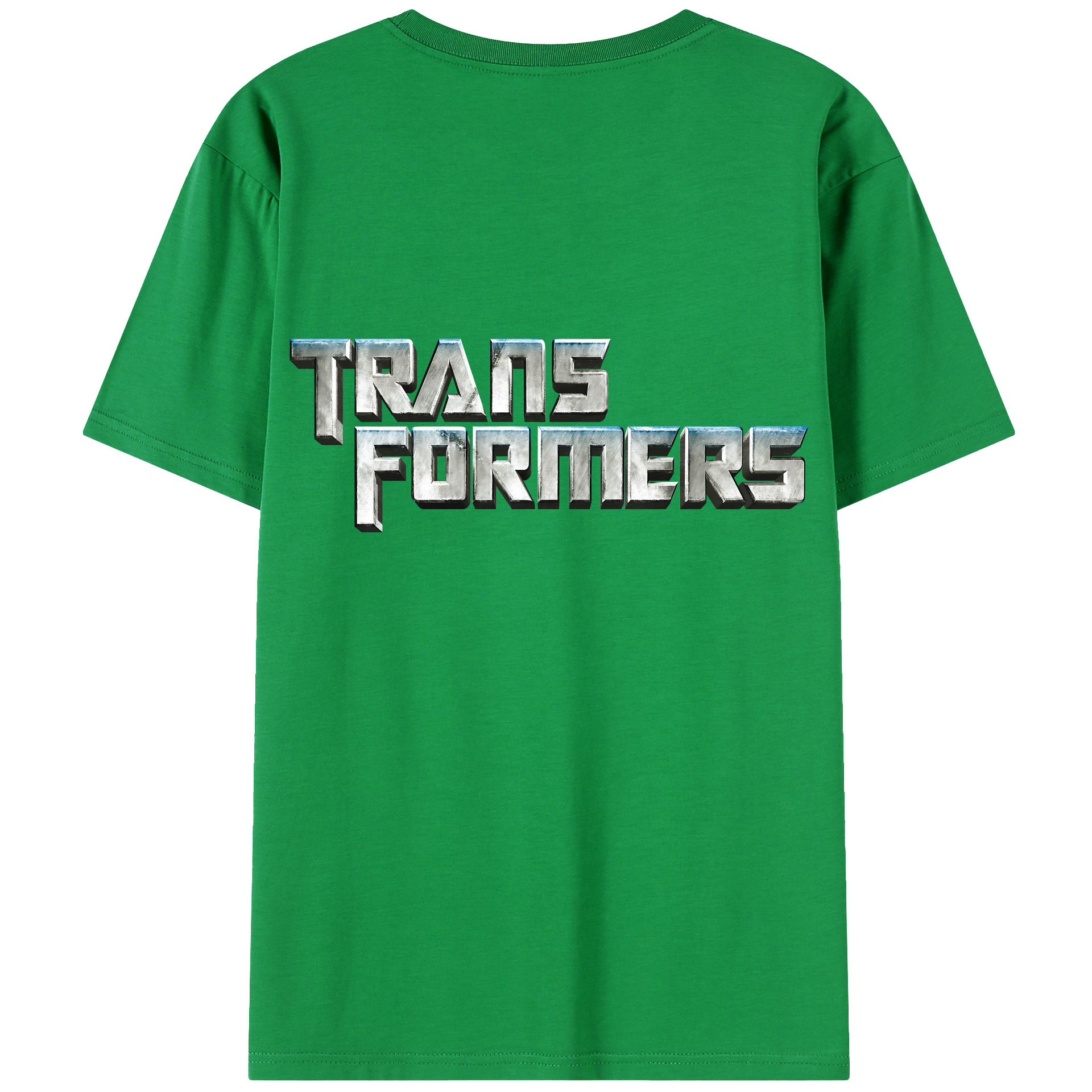 （画像用） Transformers トランスフォーマー 綿100％ メンズ半袖Tシャツ（バックプリント） 通気性