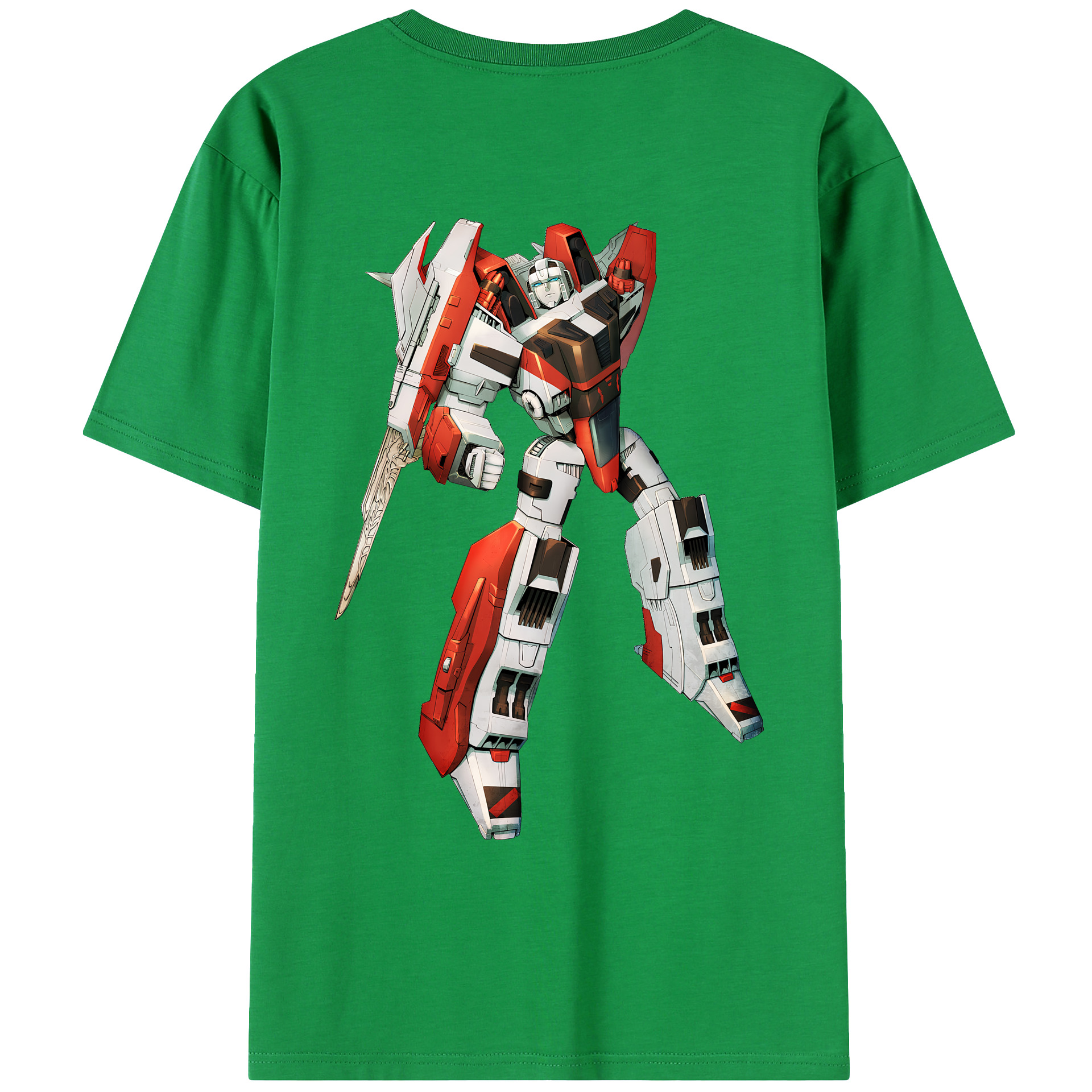 （画像用） Transformers トランスフォーマー 綿100％ メンズ半袖Tシャツ（バックプリント） 通気性