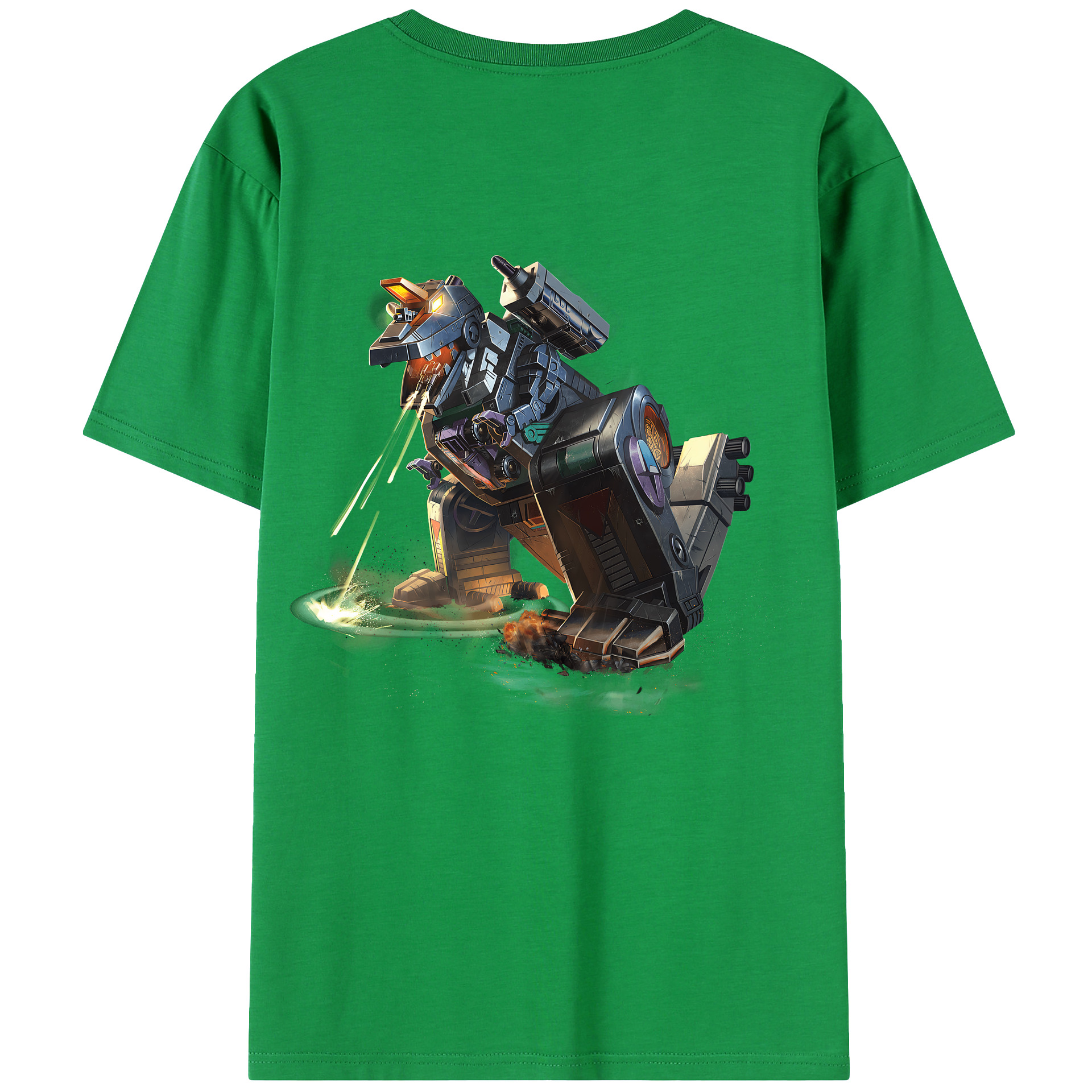 （画像用） Transformers トランスフォーマー 綿100％ メンズ半袖Tシャツ（バックプリント） 通気性