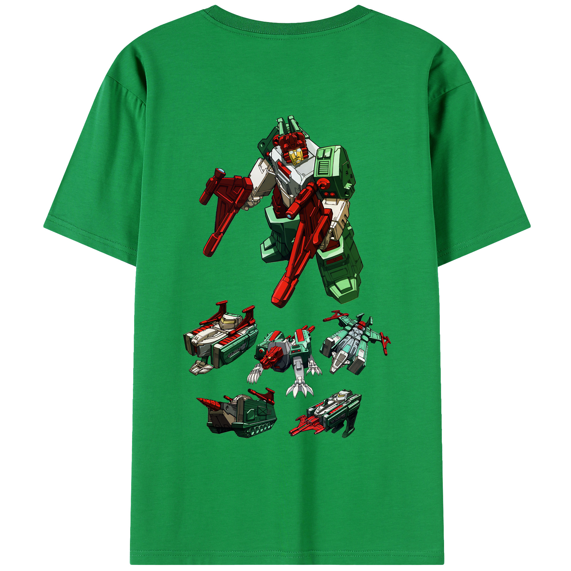 （画像用） Transformers トランスフォーマー 綿100％ メンズ半袖Tシャツ（バックプリント） 通気性