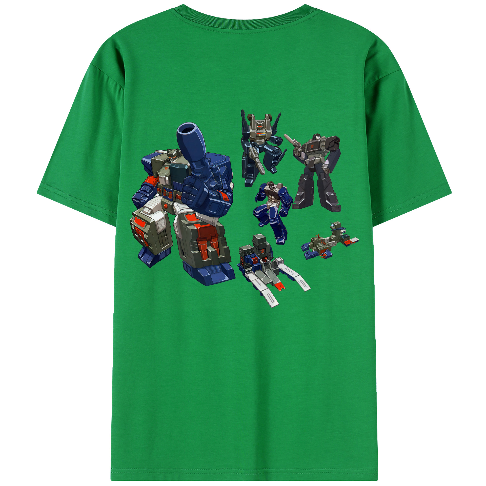 （画像用） Transformers トランスフォーマー 綿100％ メンズ半袖Tシャツ（バックプリント） 通気性