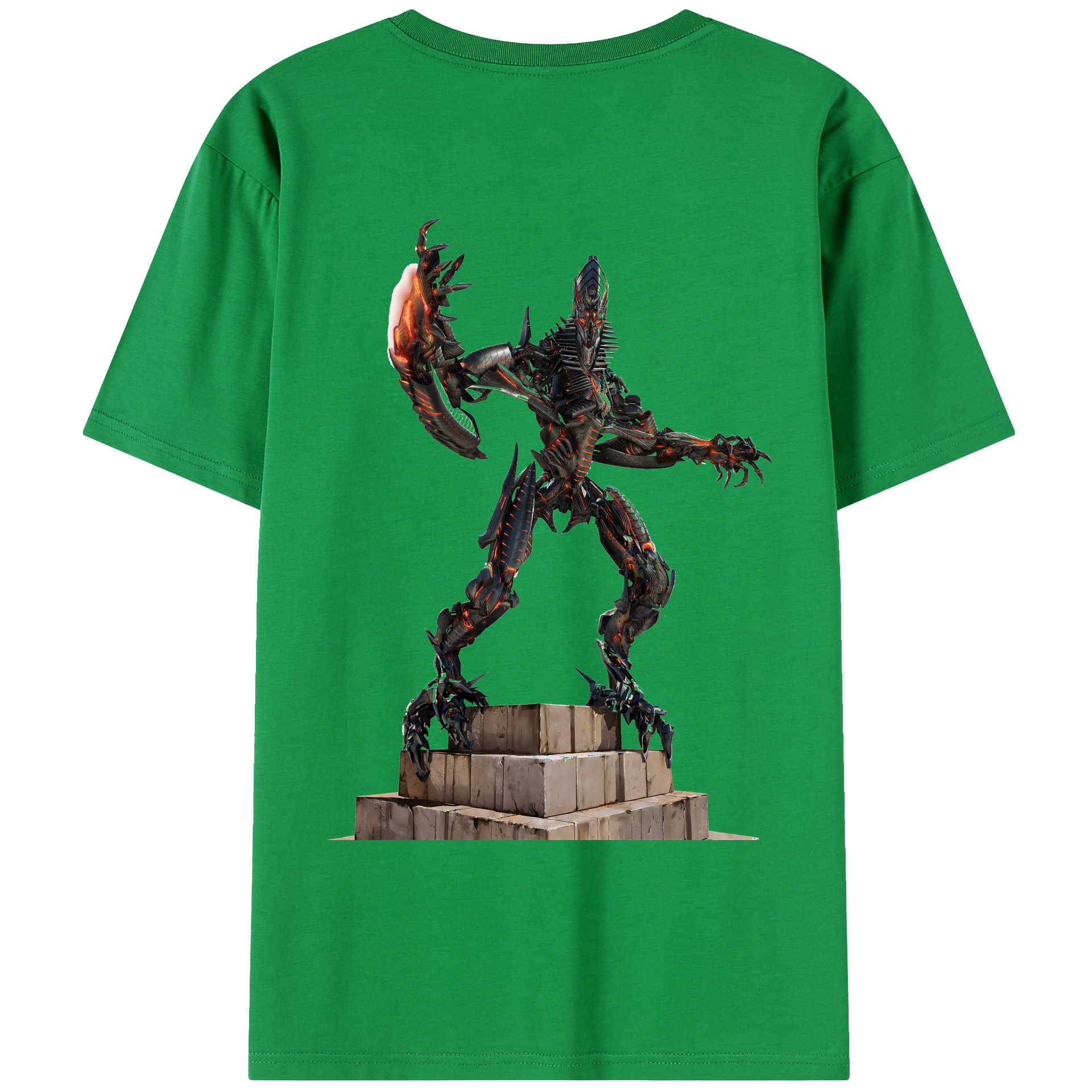 （画像用） Transformers トランスフォーマー 綿100％ メンズ半袖Tシャツ（バックプリント） 通気性