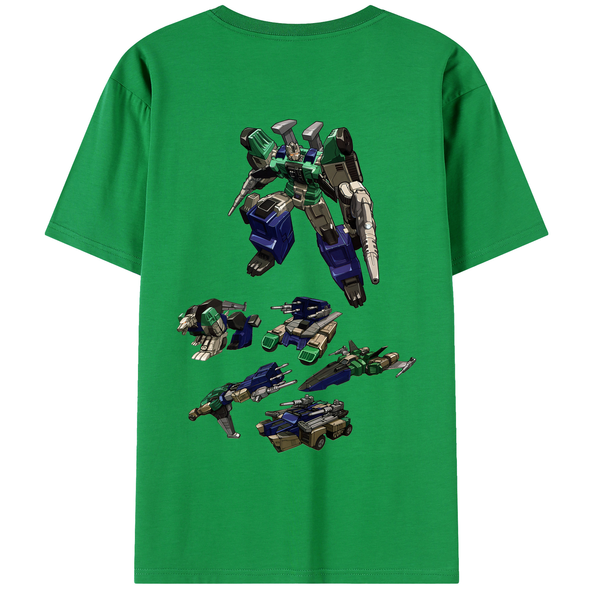 （画像用） Transformers トランスフォーマー 綿100％ メンズ半袖Tシャツ（バックプリント） 通気性