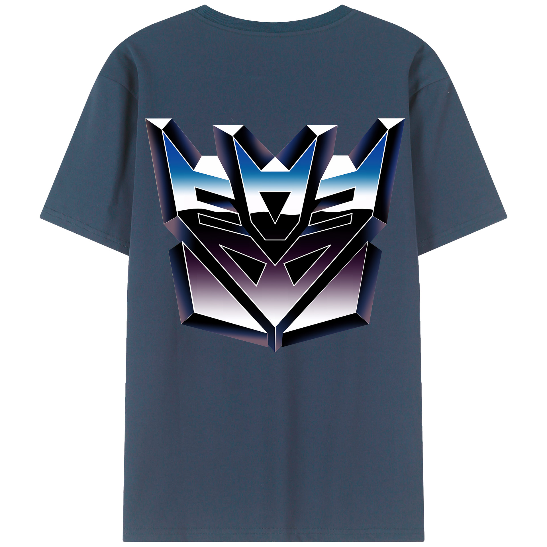 （画像用） Transformers トランスフォーマー 綿100％ メンズ半袖Tシャツ（バックプリント） 通気性