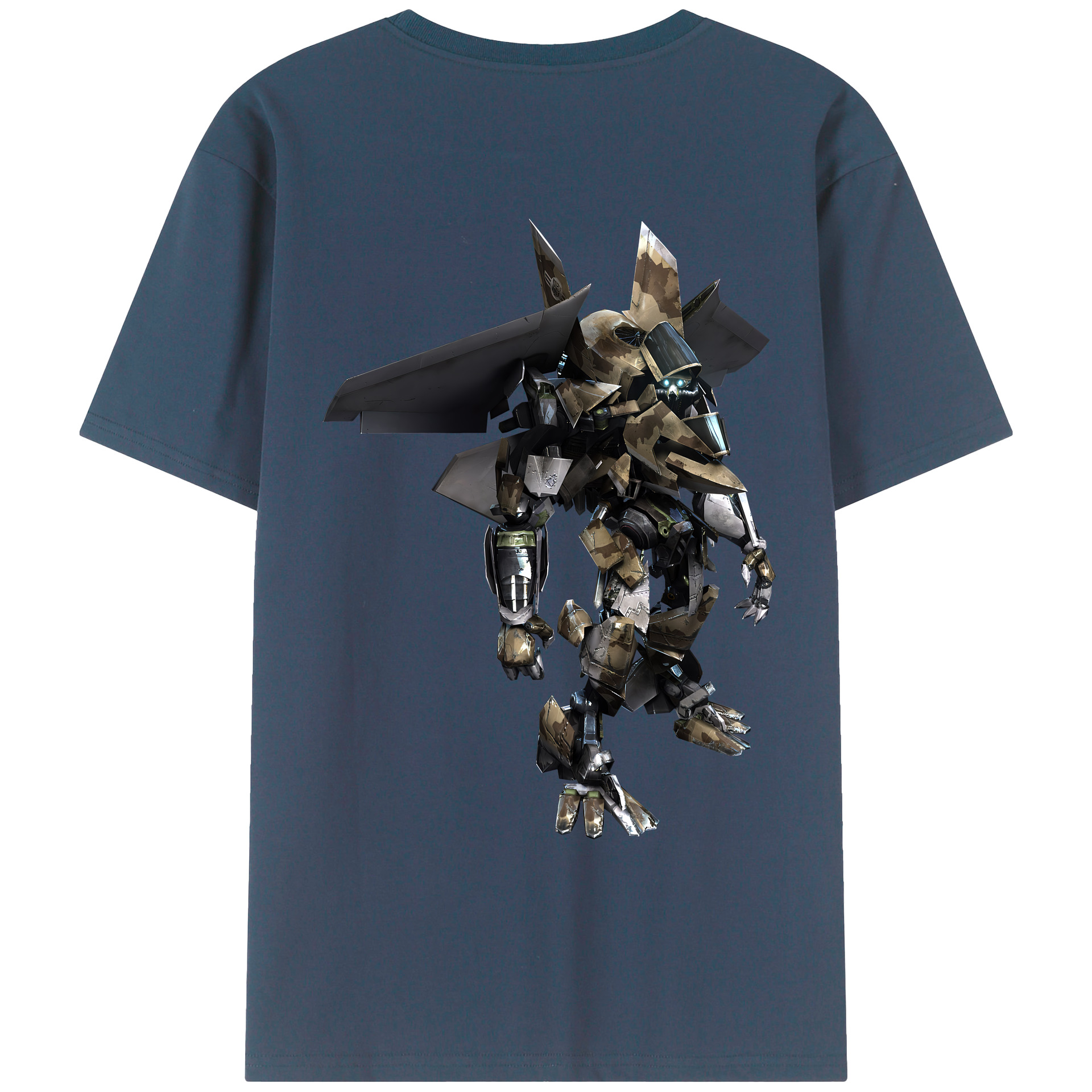 （画像用） Transformers トランスフォーマー 綿100％ メンズ半袖Tシャツ（バックプリント） 通気性