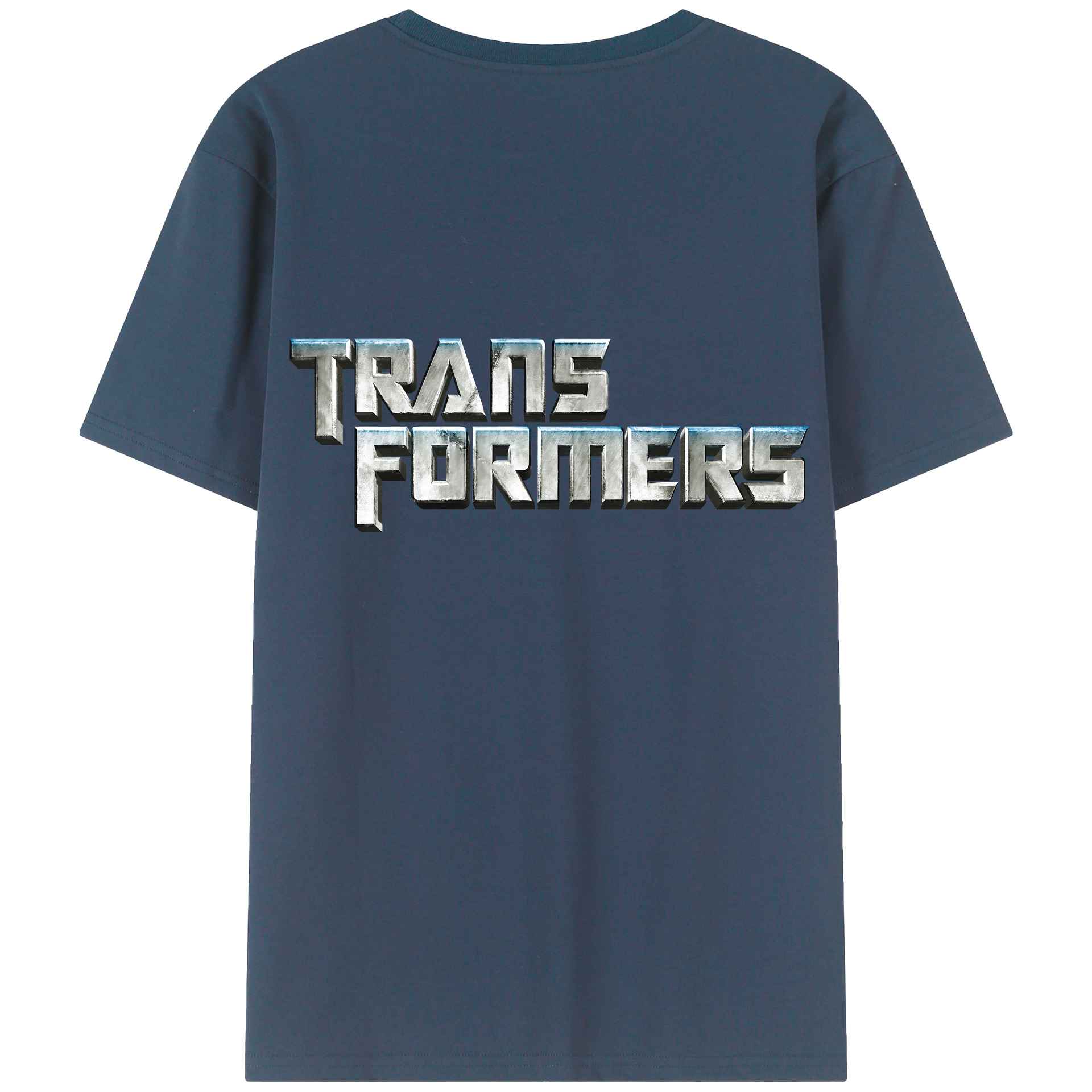 （画像用） Transformers トランスフォーマー 綿100％ メンズ半袖Tシャツ（バックプリント） 通気性