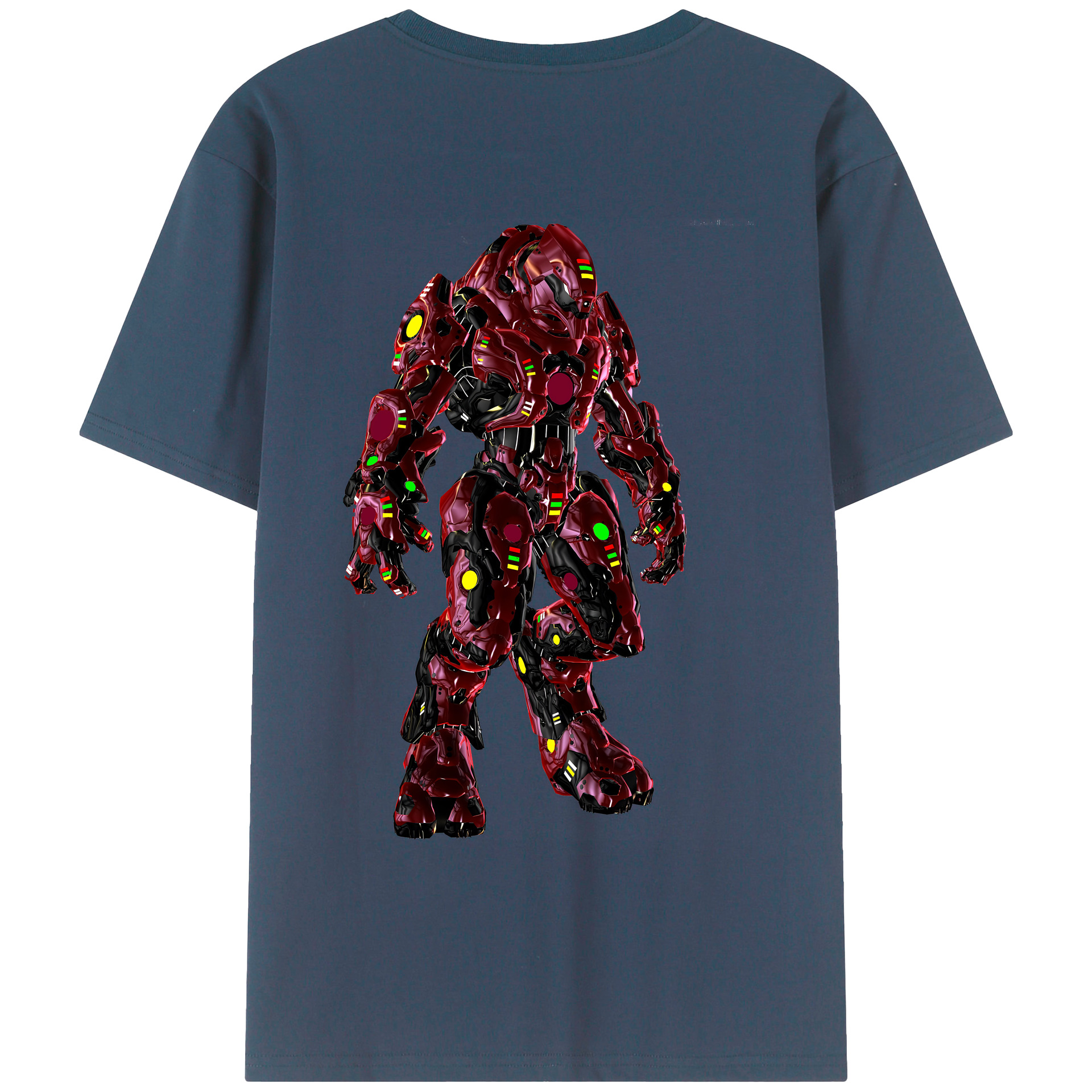 （画像用） Transformers トランスフォーマー 綿100％ メンズ半袖Tシャツ（バックプリント） 通気性
