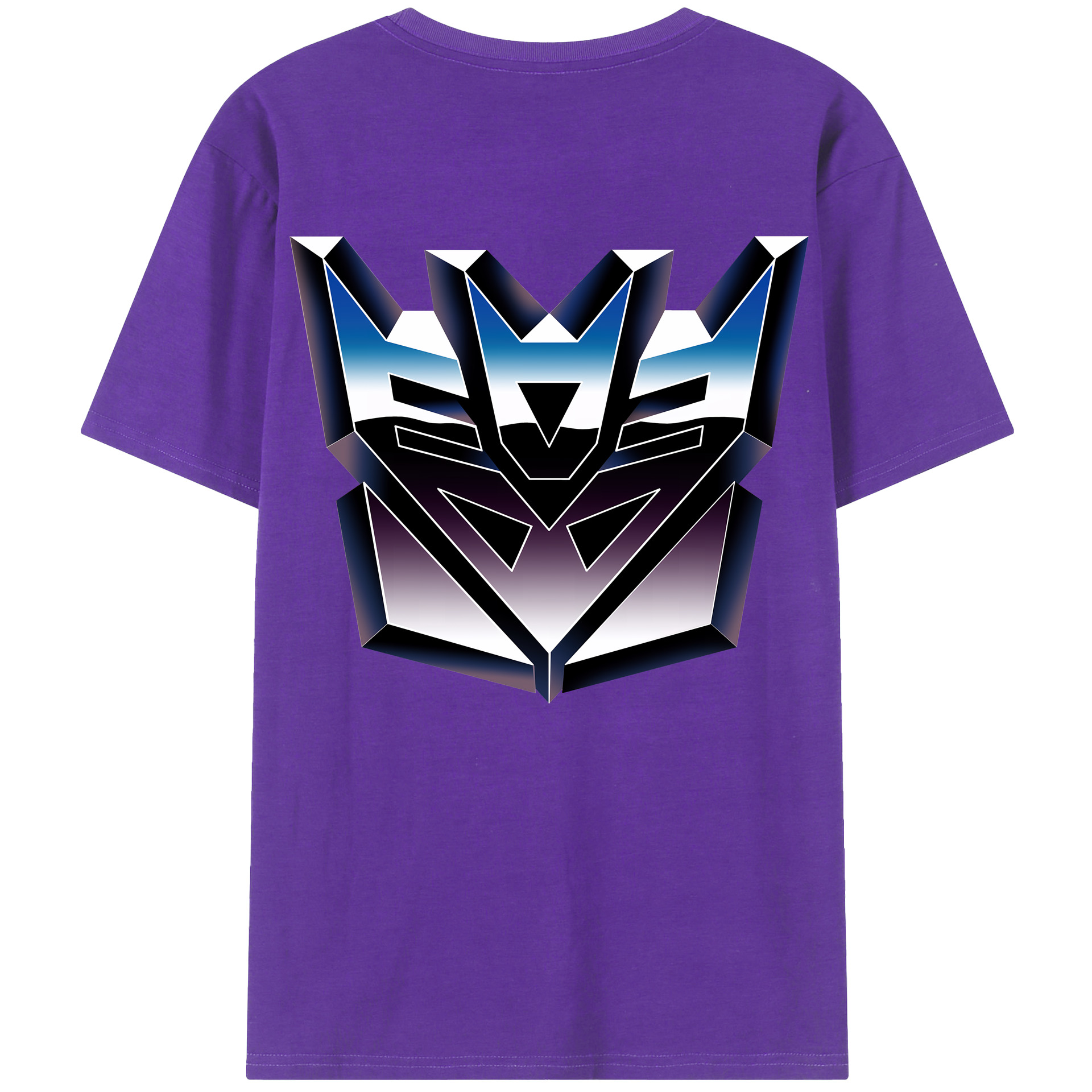 （画像用） Transformers トランスフォーマー 綿100％ メンズ半袖Tシャツ（バックプリント） 通気性