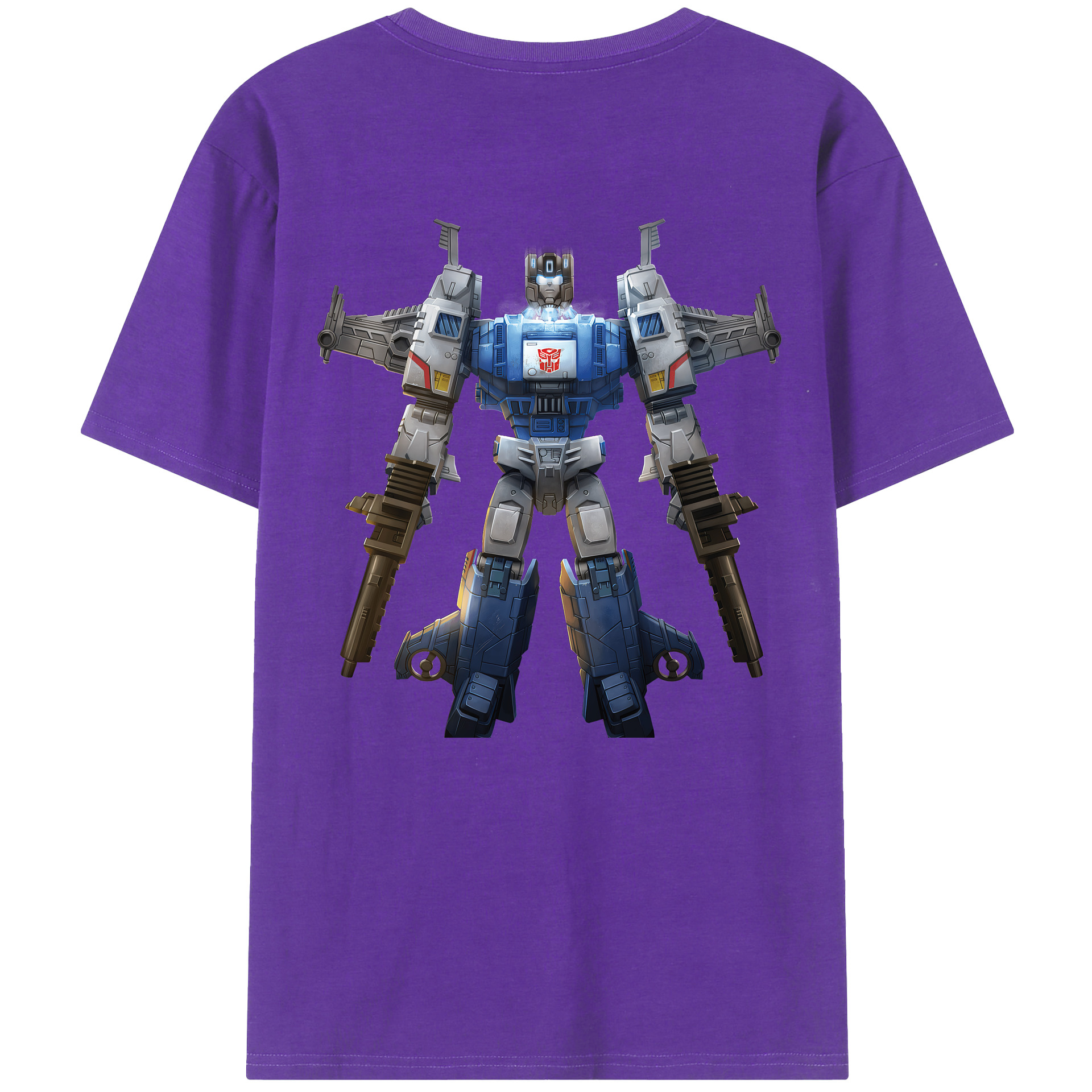 （画像用） Transformers トランスフォーマー 綿100％ メンズ半袖Tシャツ（バックプリント） 通気性