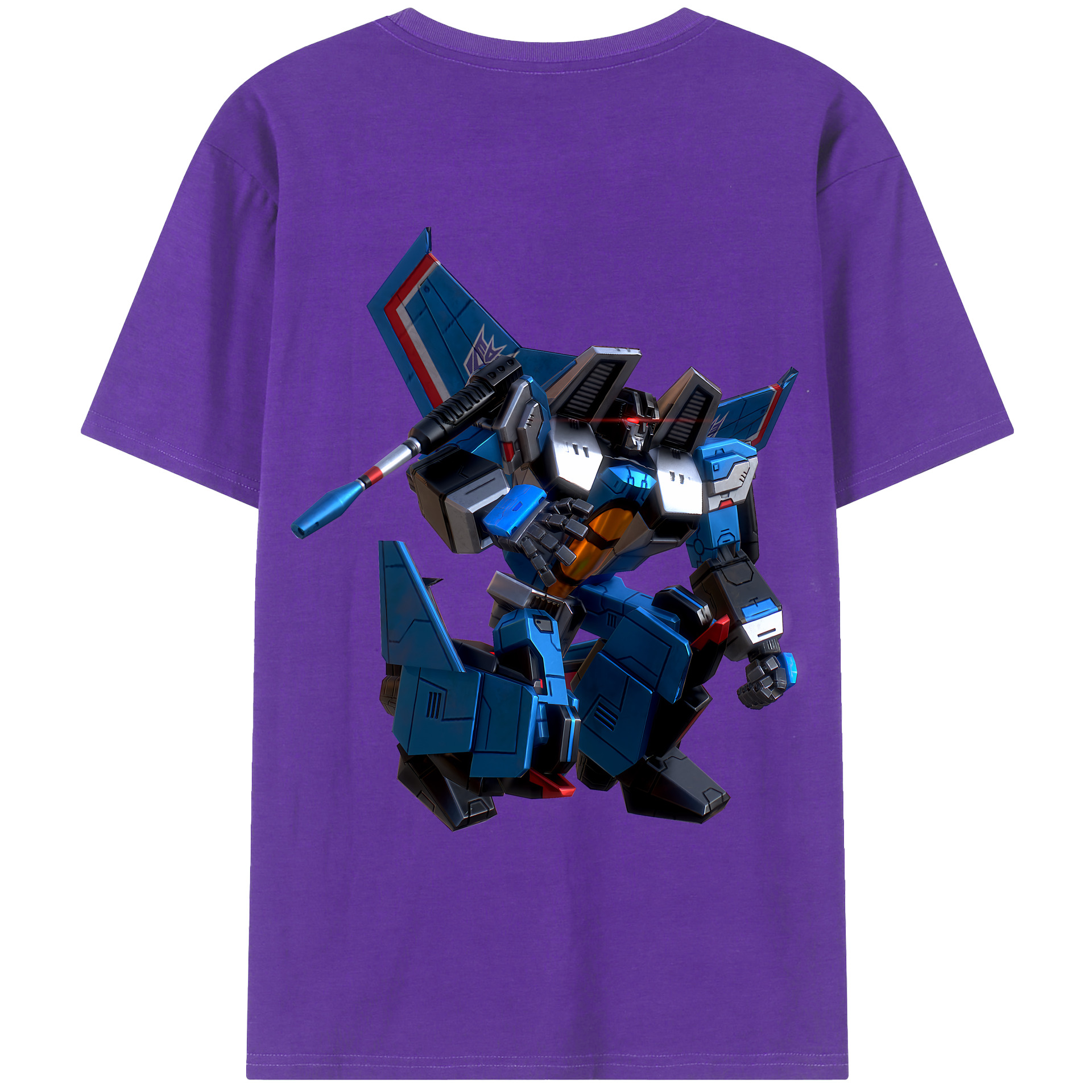 （画像用） Transformers トランスフォーマー 綿100％ メンズ半袖Tシャツ（バックプリント） 通気性