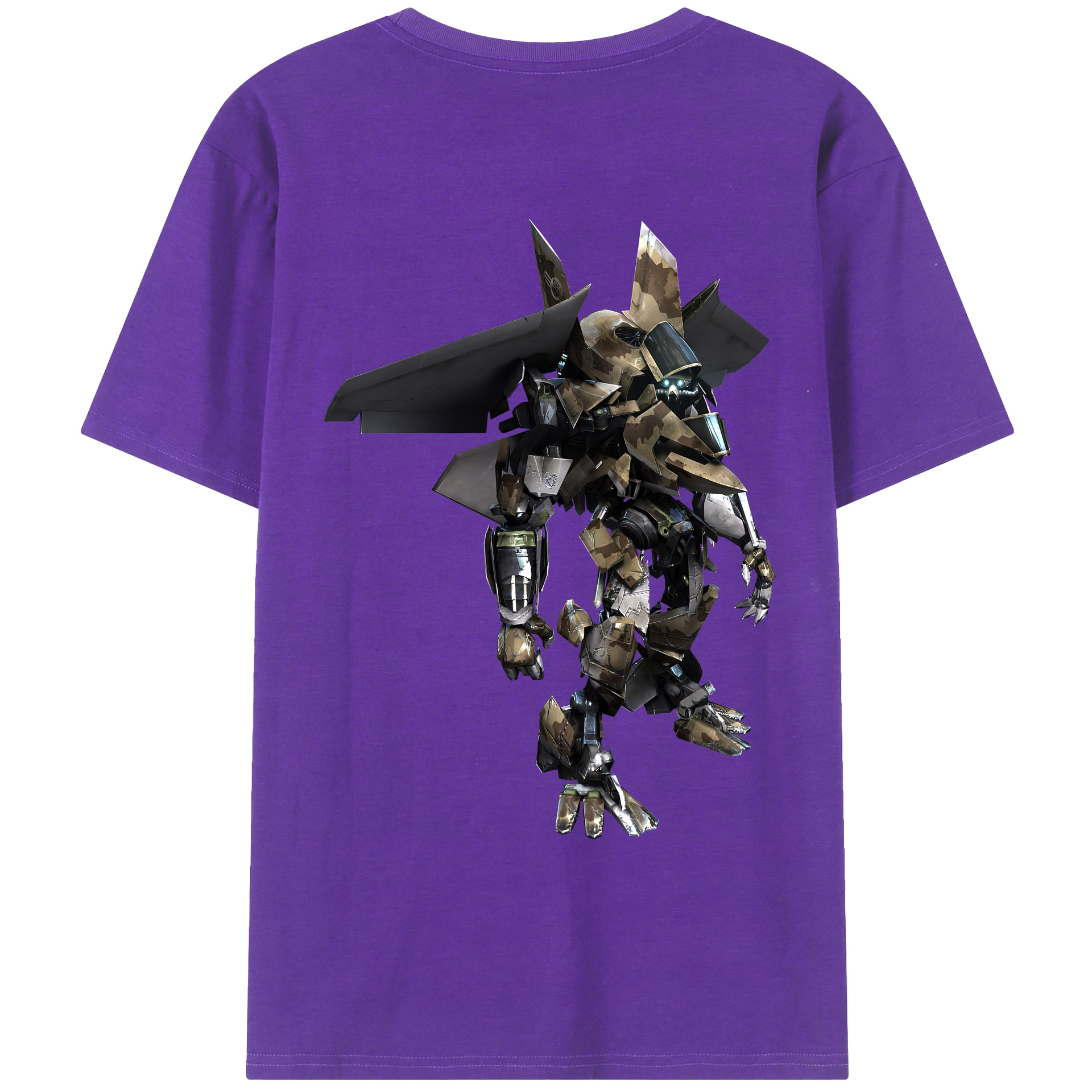 （画像用） Transformers トランスフォーマー 綿100％ メンズ半袖Tシャツ（バックプリント） 通気性