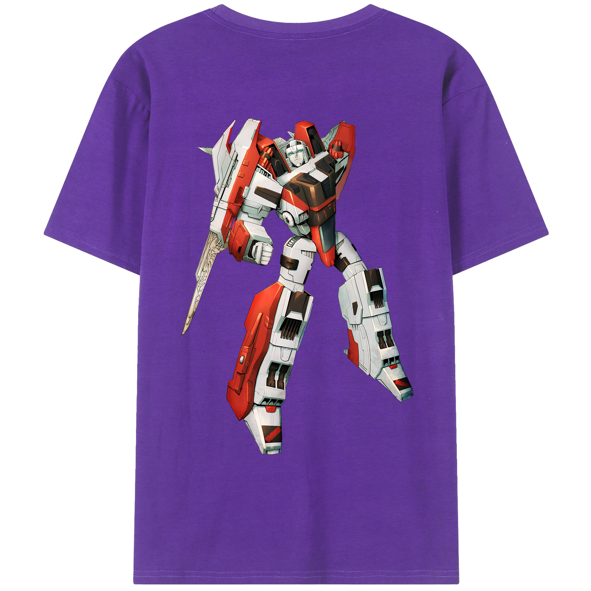 （画像用） Transformers トランスフォーマー 綿100％ メンズ半袖Tシャツ（バックプリント） 通気性