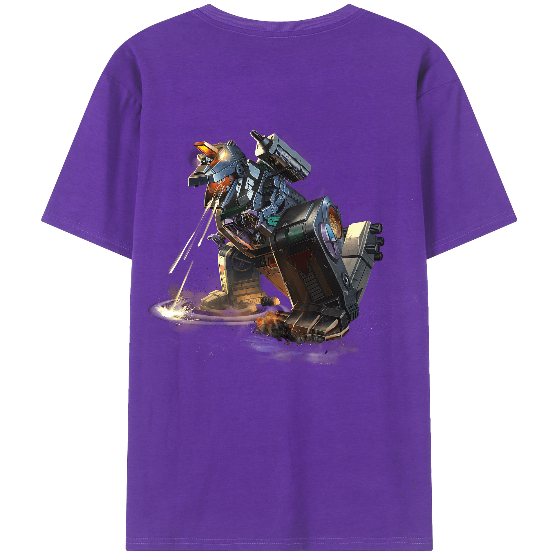 （画像用） Transformers トランスフォーマー 綿100％ メンズ半袖Tシャツ（バックプリント） 通気性