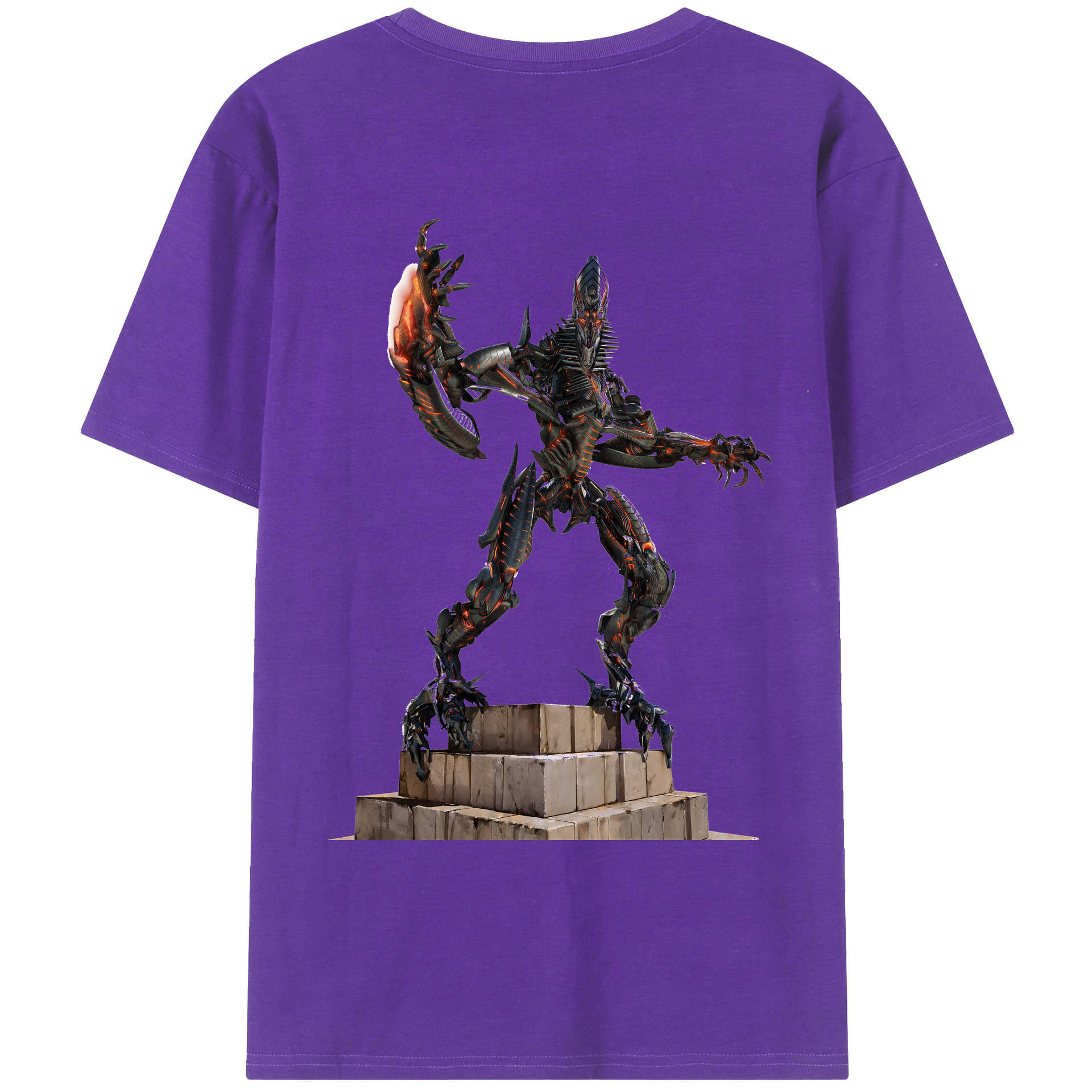 （画像用） Transformers トランスフォーマー 綿100％ メンズ半袖Tシャツ（バックプリント） 通気性
