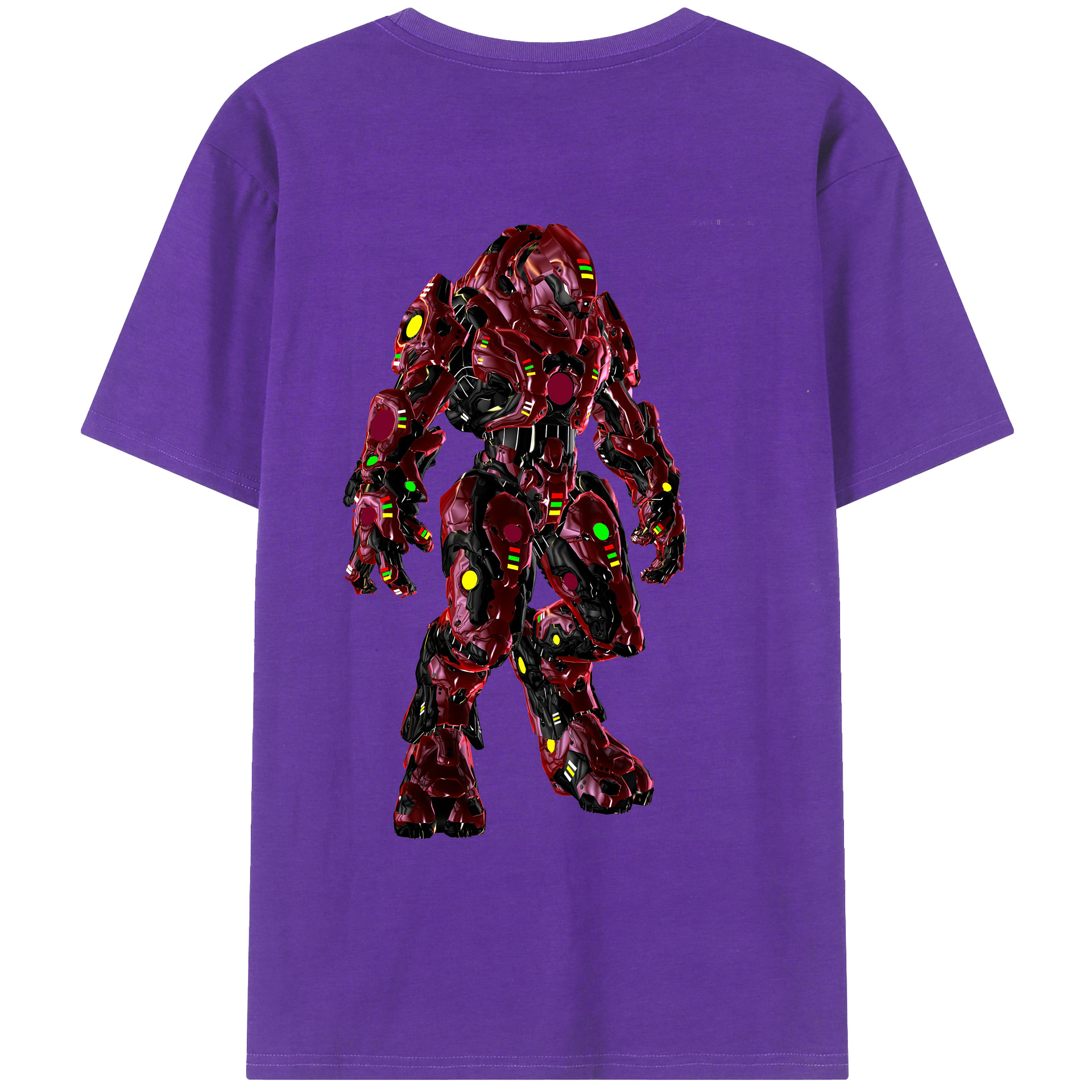 （画像用） Transformers トランスフォーマー 綿100％ メンズ半袖Tシャツ（バックプリント） 通気性