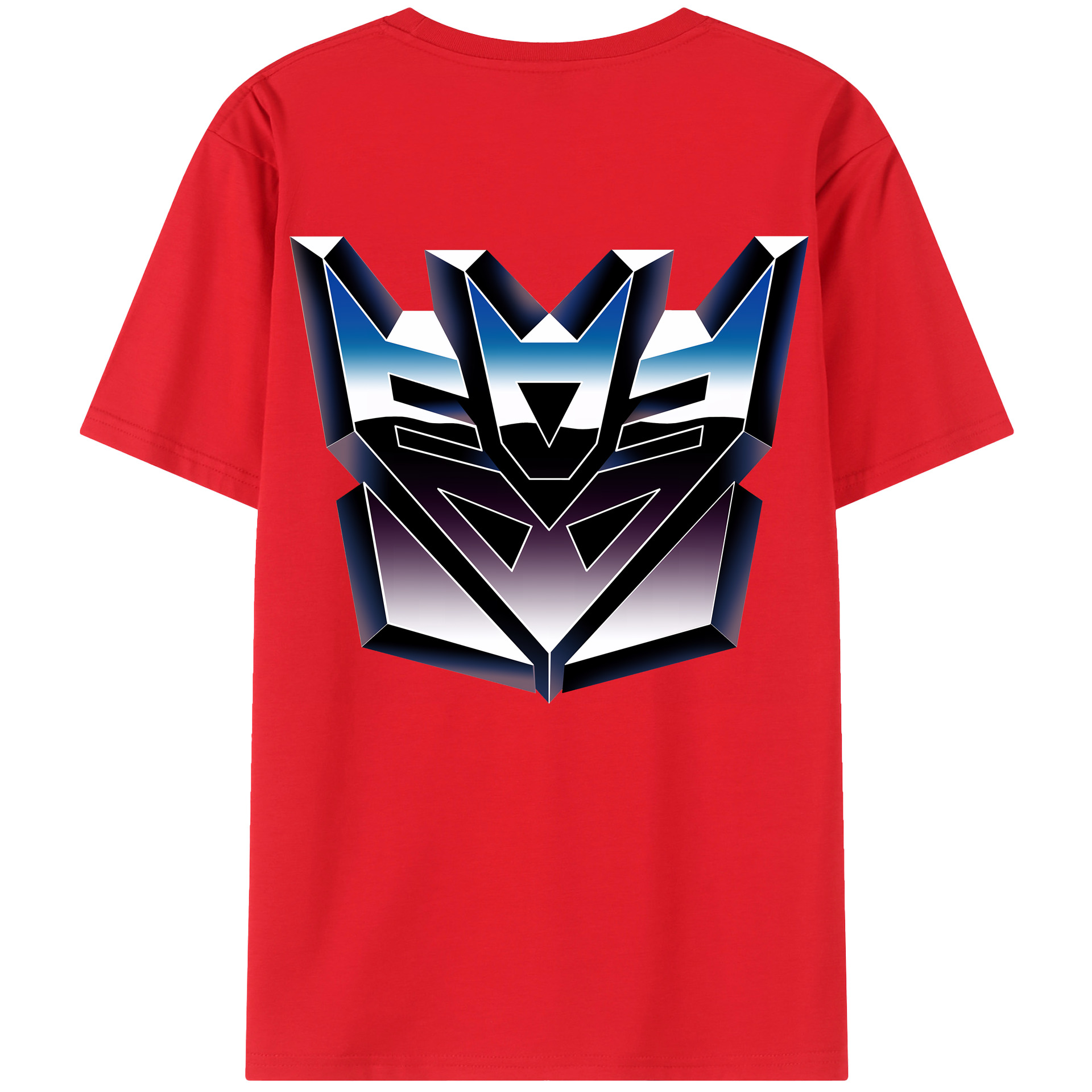 （画像用） Transformers トランスフォーマー 綿100％ メンズ半袖Tシャツ（バックプリント） 通気性