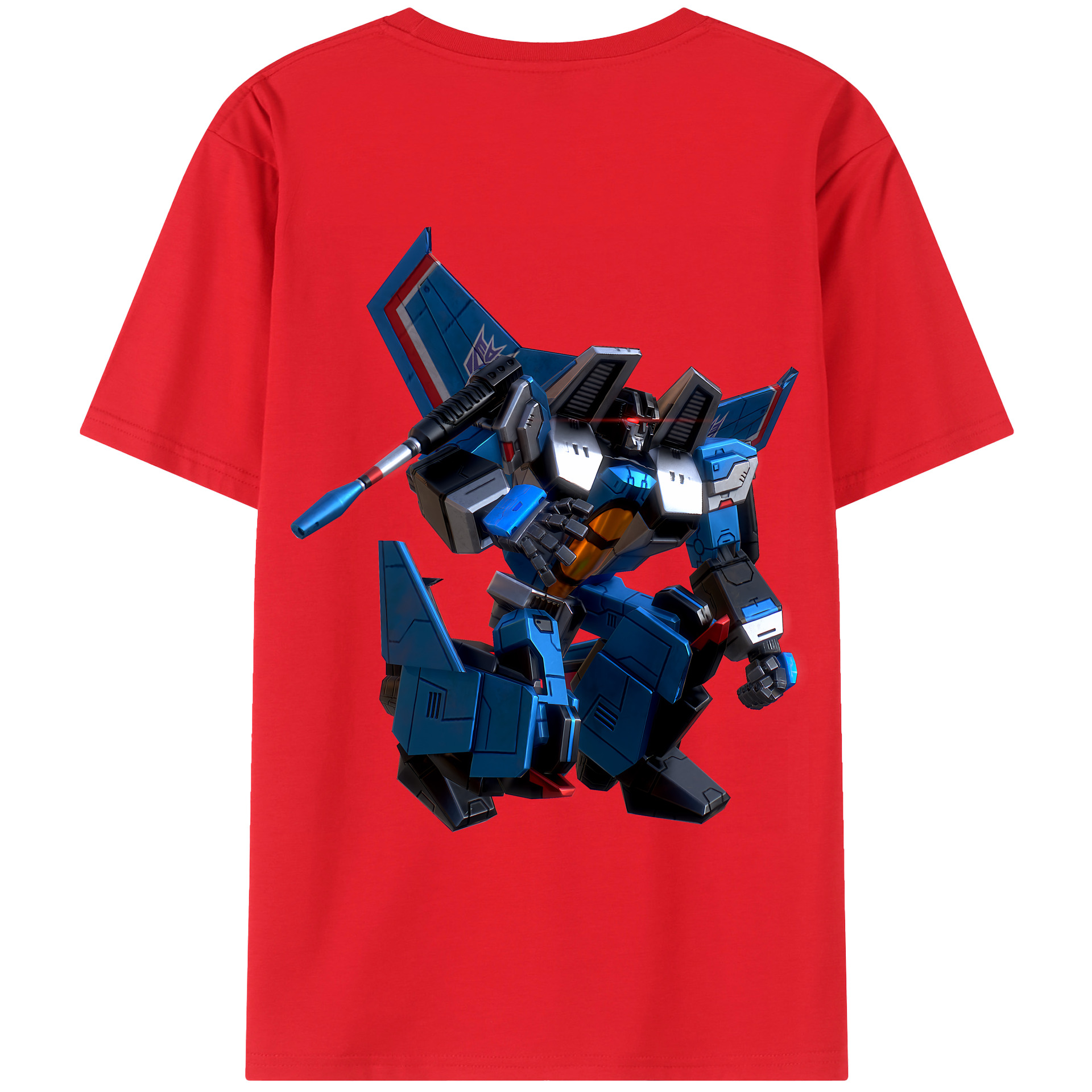 （画像用） Transformers トランスフォーマー 綿100％ メンズ半袖Tシャツ（バックプリント） 通気性