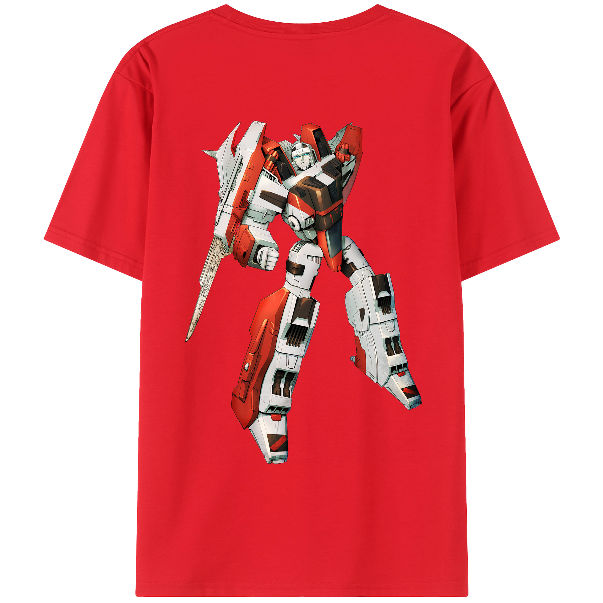 （画像用） Transformers トランスフォーマー 綿100％ メンズ半袖Tシャツ（バックプリント） 通気性