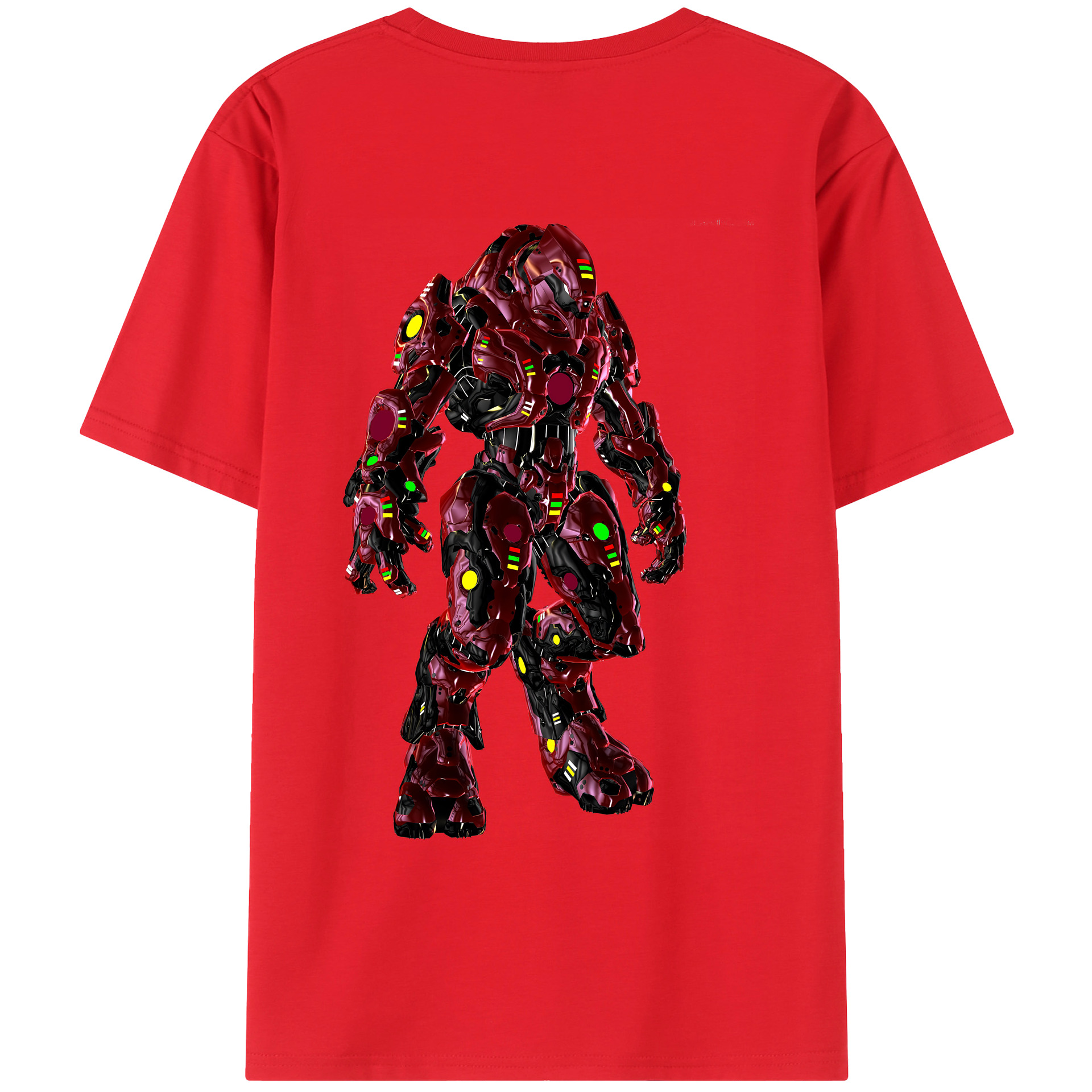 （画像用） Transformers トランスフォーマー 綿100％ メンズ半袖Tシャツ（バックプリント） 通気性