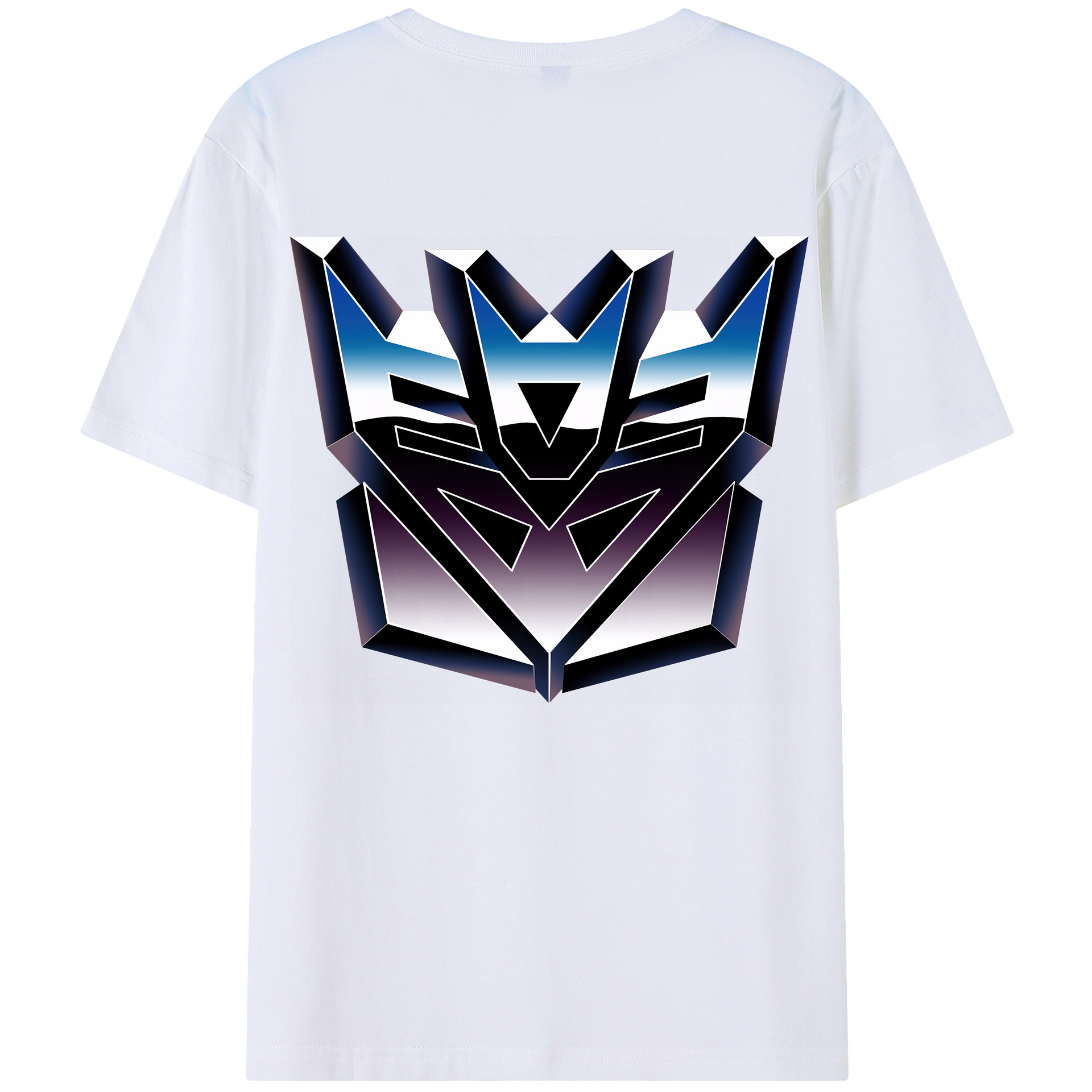 （画像用） Transformers トランスフォーマー 綿100％ メンズ半袖Tシャツ（バックプリント） 通気性
