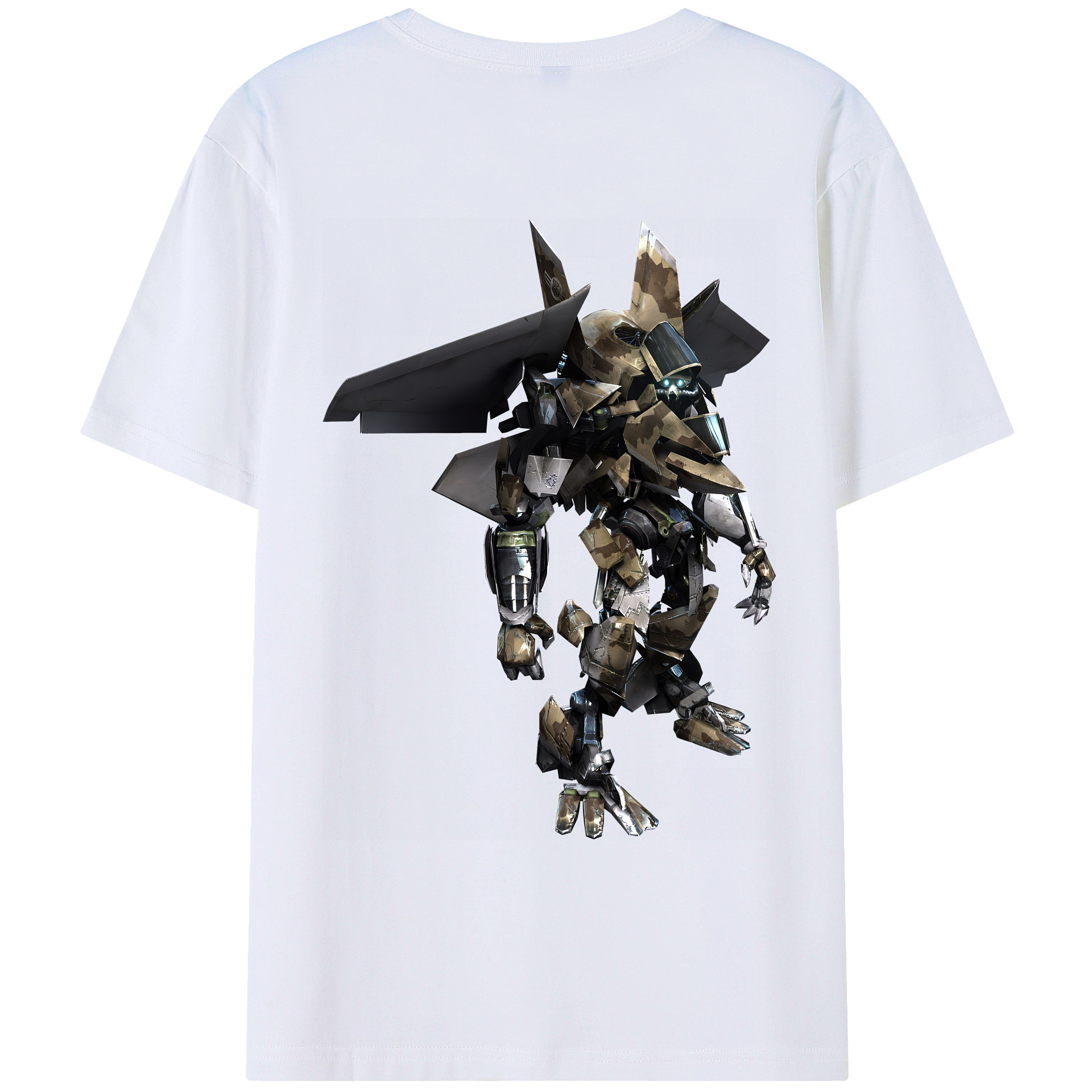 （画像用） Transformers トランスフォーマー 綿100％ メンズ半袖Tシャツ（バックプリント） 通気性