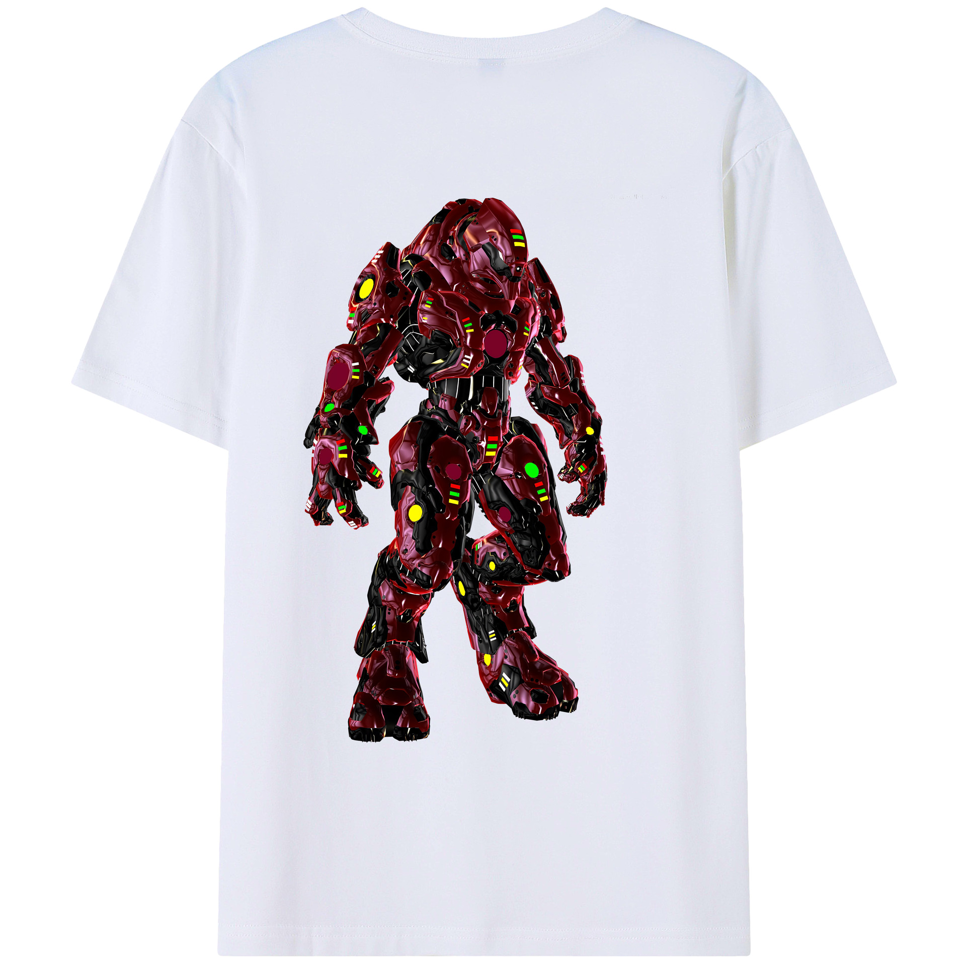 （画像用） Transformers トランスフォーマー 綿100％ メンズ半袖Tシャツ（バックプリント） 通気性