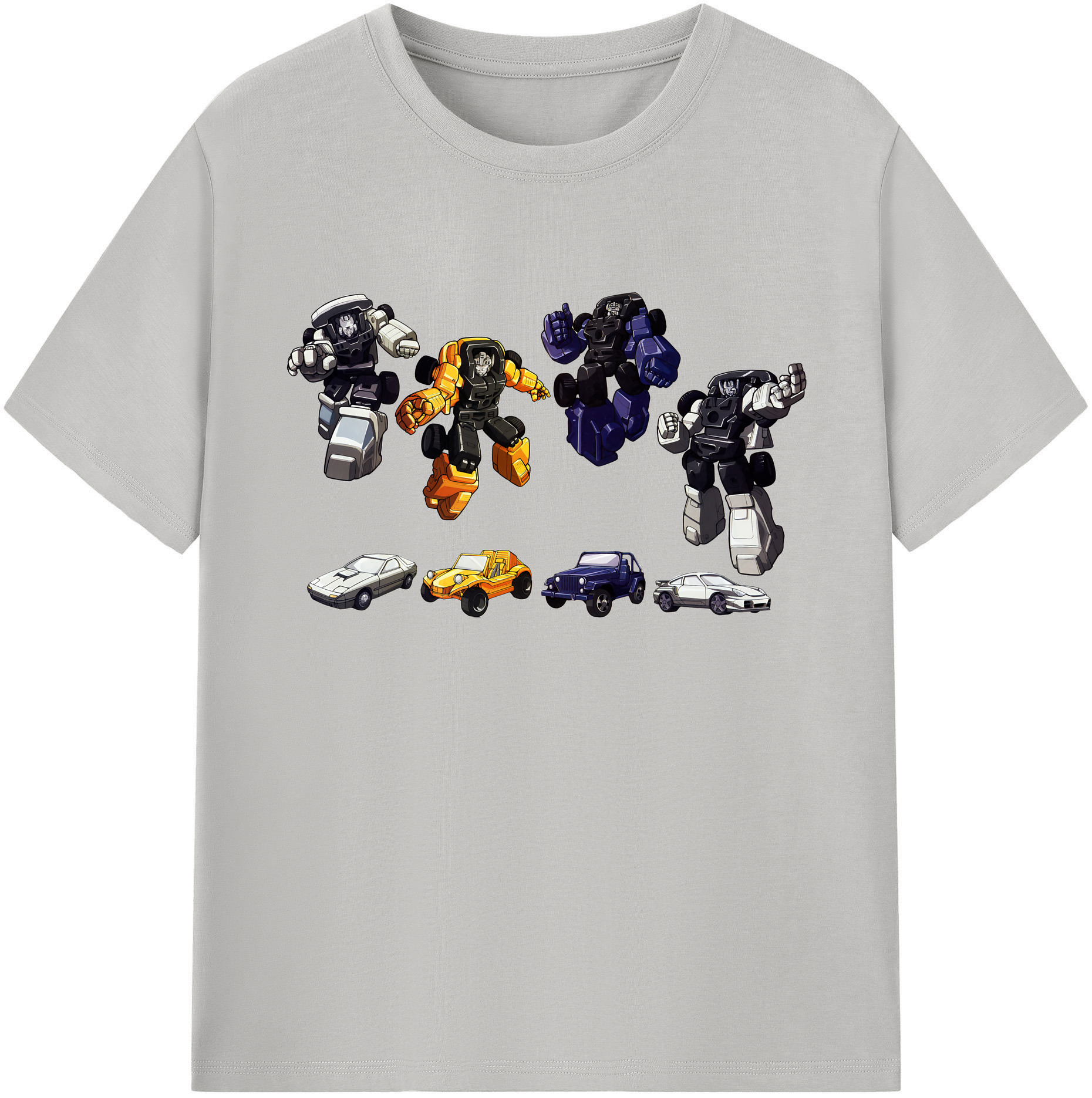 （画像用） Transformers トランスフォーマー 綿100％ メンズ半袖Tシャツ｜肌触りやわらか＆通気性
