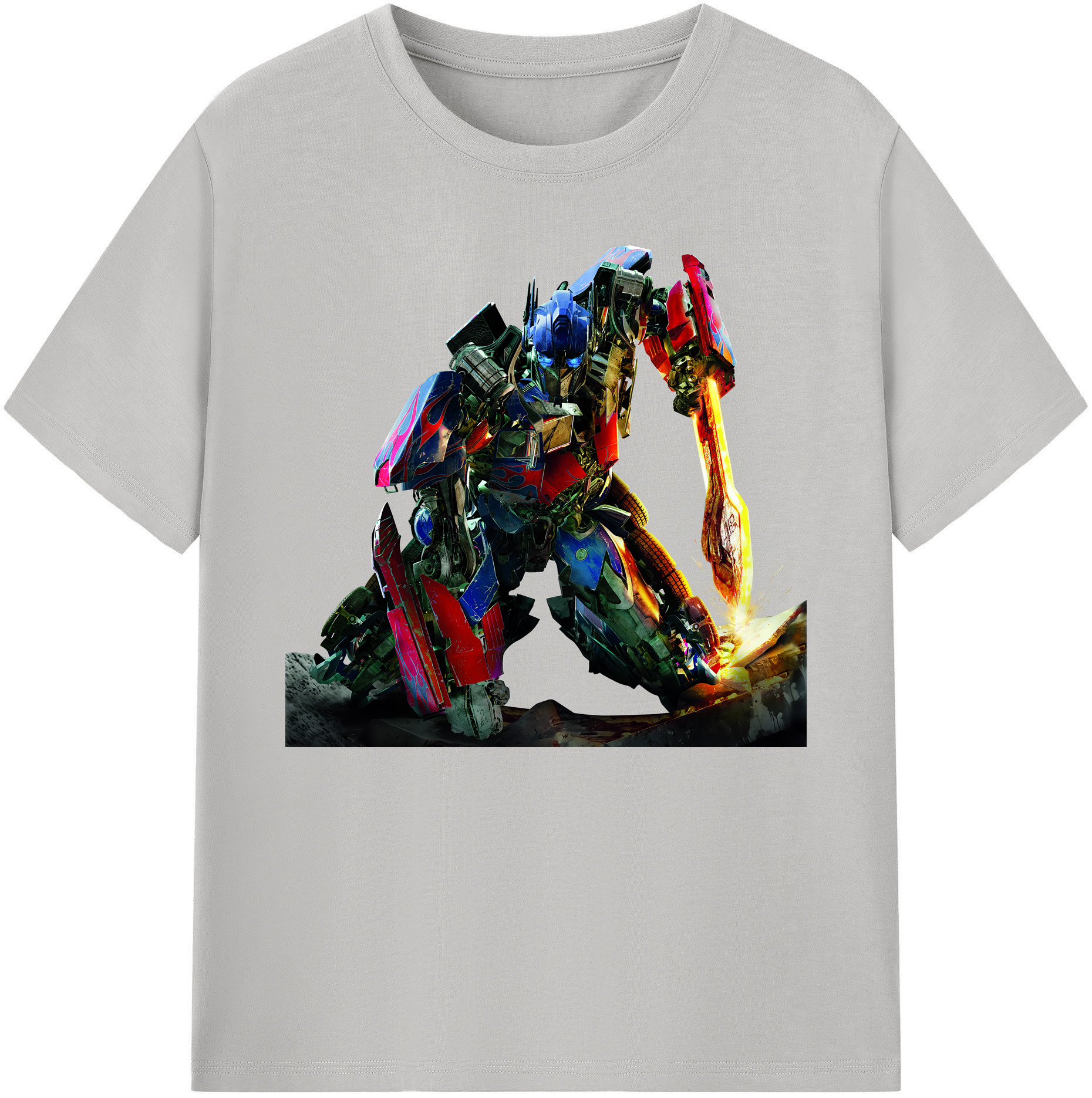 （画像用） Transformers トランスフォーマー 綿100％ メンズ半袖Tシャツ｜肌触りやわらか＆通気性