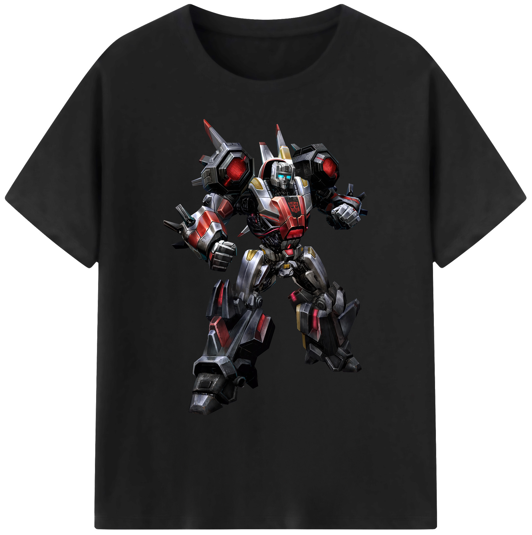 （画像用） Transformers トランスフォーマー 綿100％ メンズ半袖Tシャツ｜肌触りやわらか＆通気性