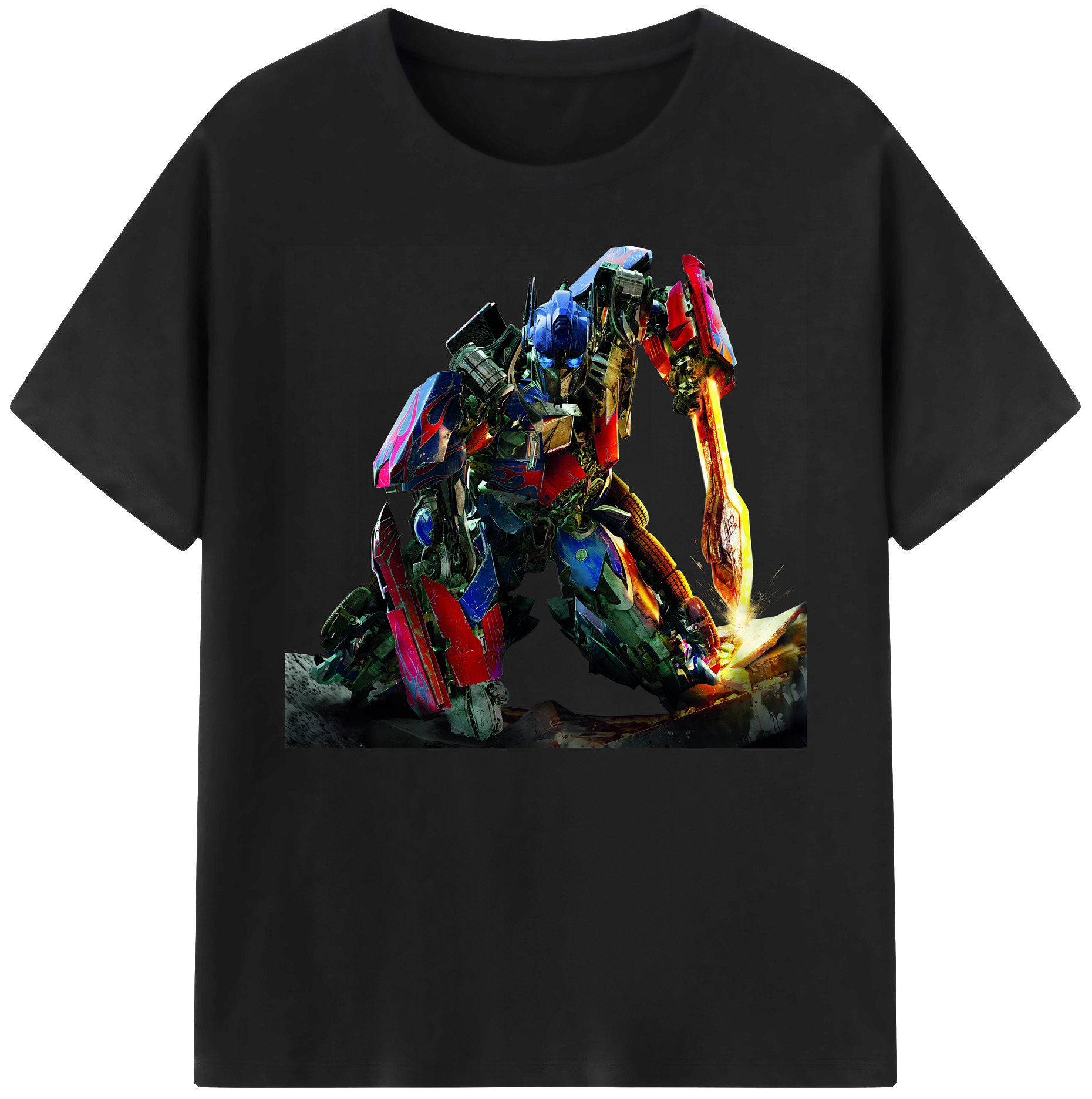 （画像用） Transformers トランスフォーマー 綿100％ メンズ半袖Tシャツ｜肌触りやわらか＆通気性