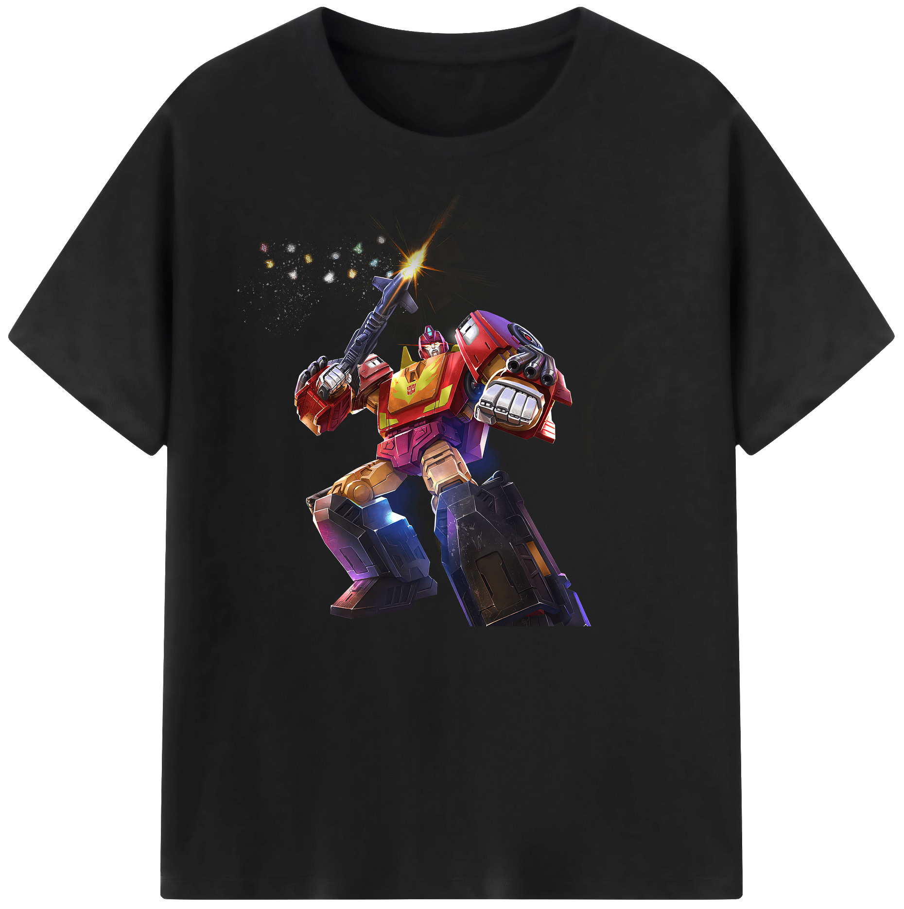 （画像用） Transformers トランスフォーマー 綿100％ メンズ半袖Tシャツ｜肌触りやわらか＆通気性