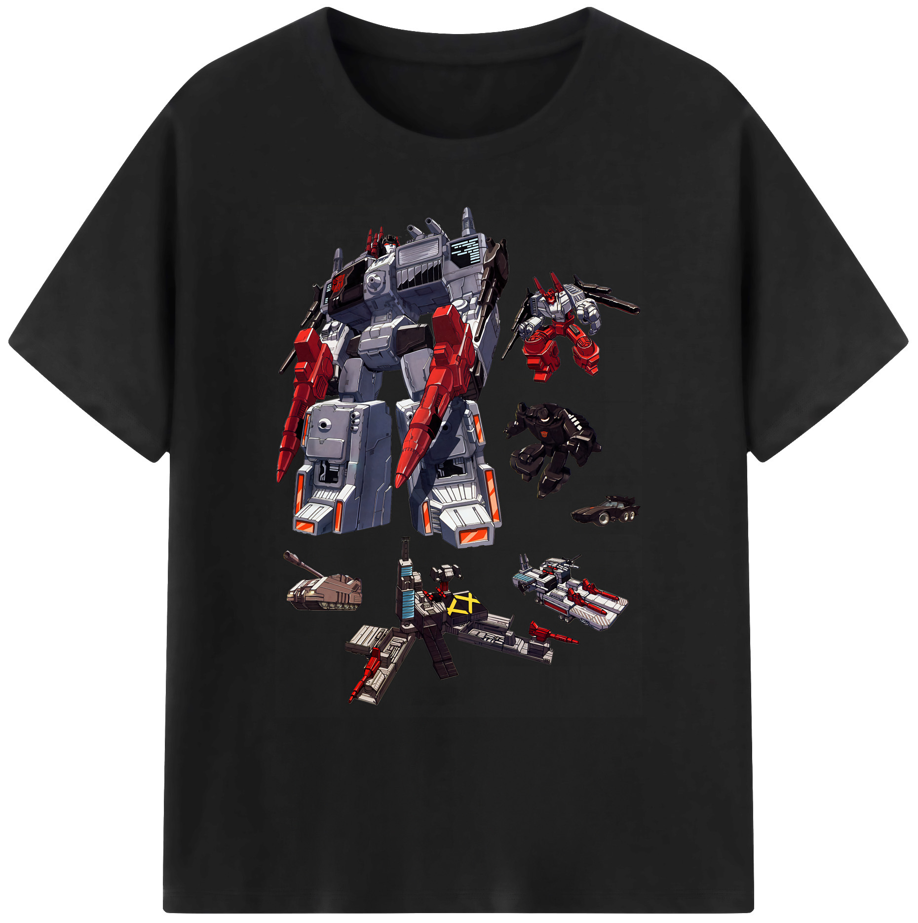 （画像用） Transformers トランスフォーマー 綿100％ メンズ半袖Tシャツ｜肌触りやわらか＆通気性