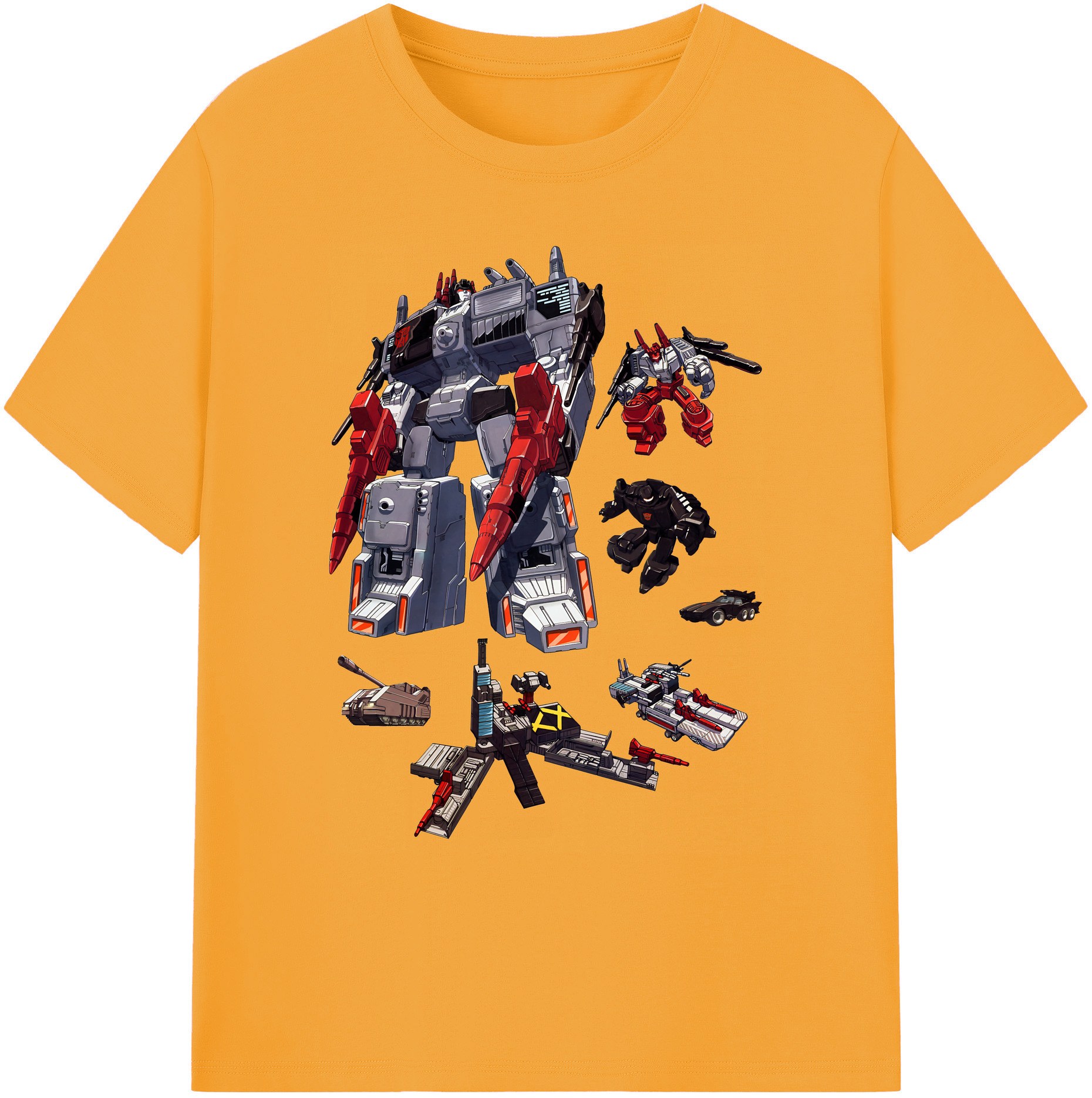（画像用） Transformers トランスフォーマー 綿100％ メンズ半袖Tシャツ｜肌触りやわらか＆通気性