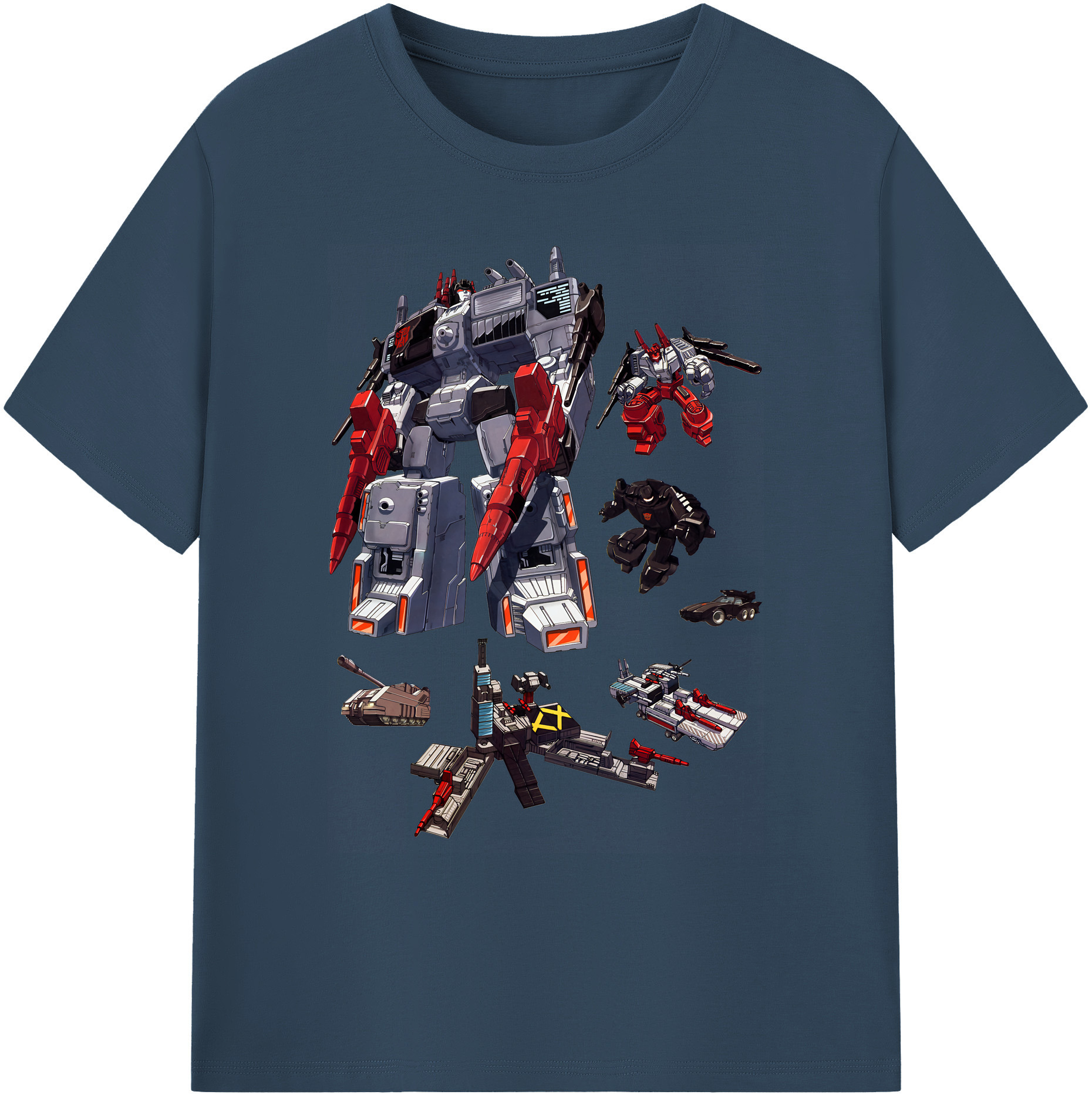 （画像用） Transformers トランスフォーマー 綿100％ メンズ半袖Tシャツ｜肌触りやわらか＆通気性