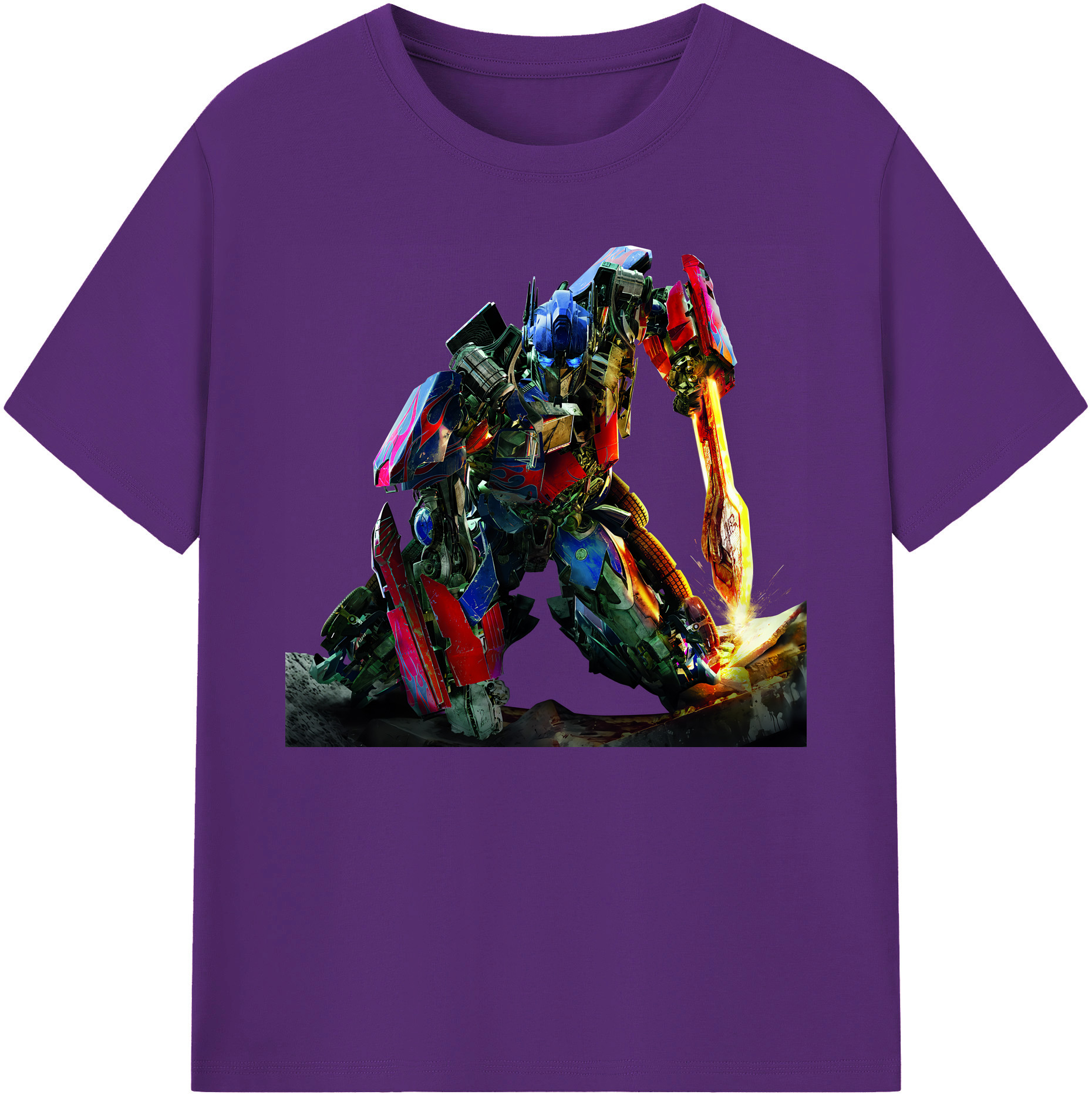 （画像用） Transformers トランスフォーマー 綿100％ メンズ半袖Tシャツ｜肌触りやわらか＆通気性