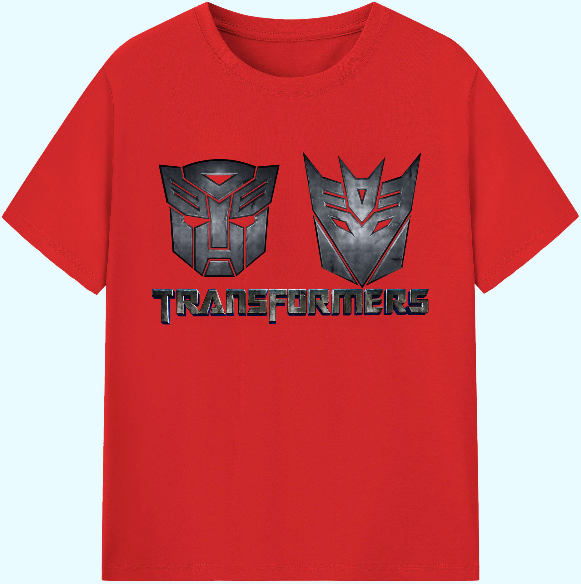 （画像用） Transformers トランスフォーマー 綿100％ メンズ半袖Tシャツ｜肌触りやわらか＆通気性