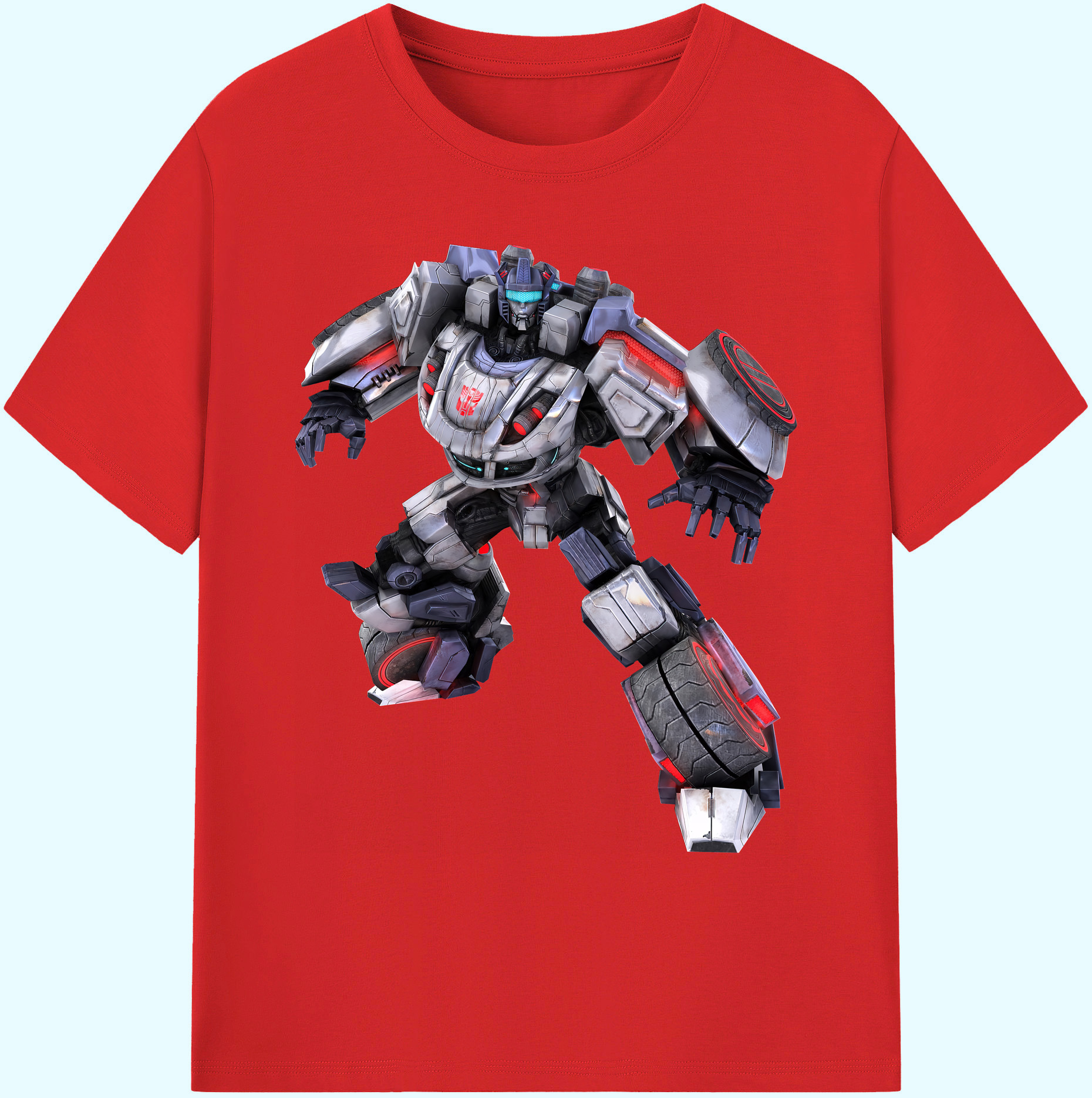 （画像用） Transformers トランスフォーマー 綿100％ メンズ半袖Tシャツ｜肌触りやわらか＆通気性