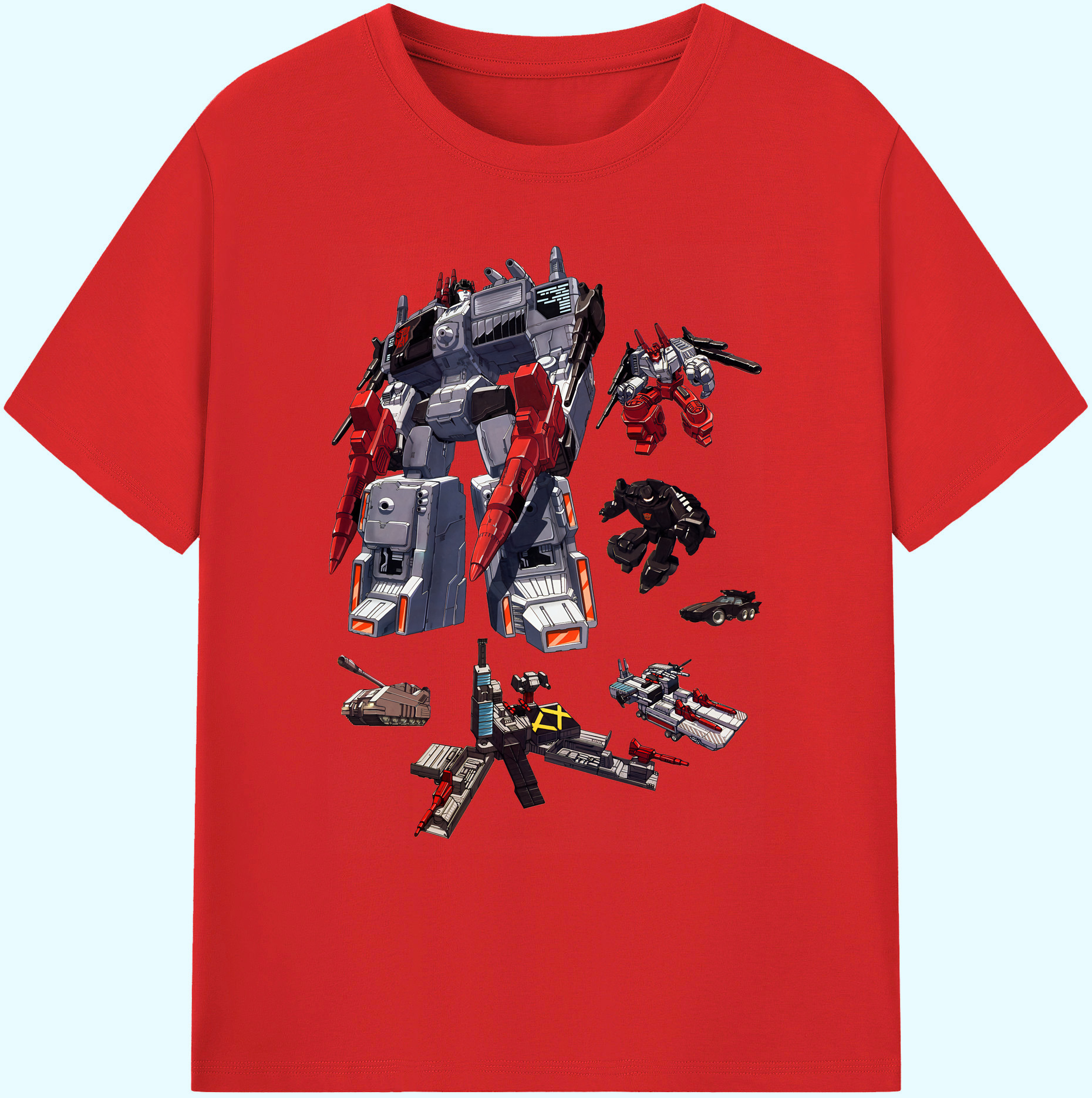 （画像用） Transformers トランスフォーマー 綿100％ メンズ半袖Tシャツ｜肌触りやわらか＆通気性