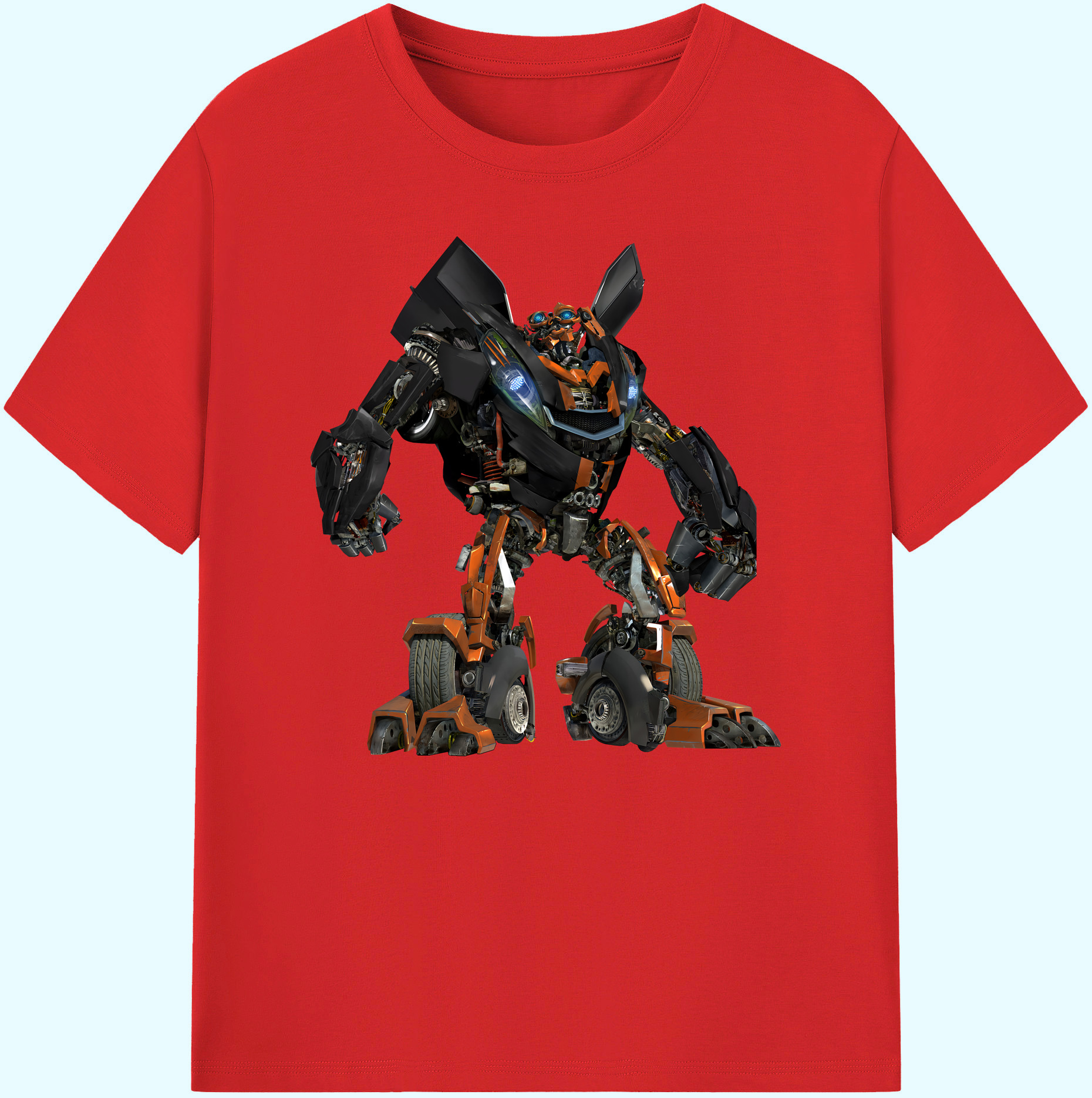 （画像用） Transformers トランスフォーマー 綿100％ メンズ半袖Tシャツ｜肌触りやわらか＆通気性