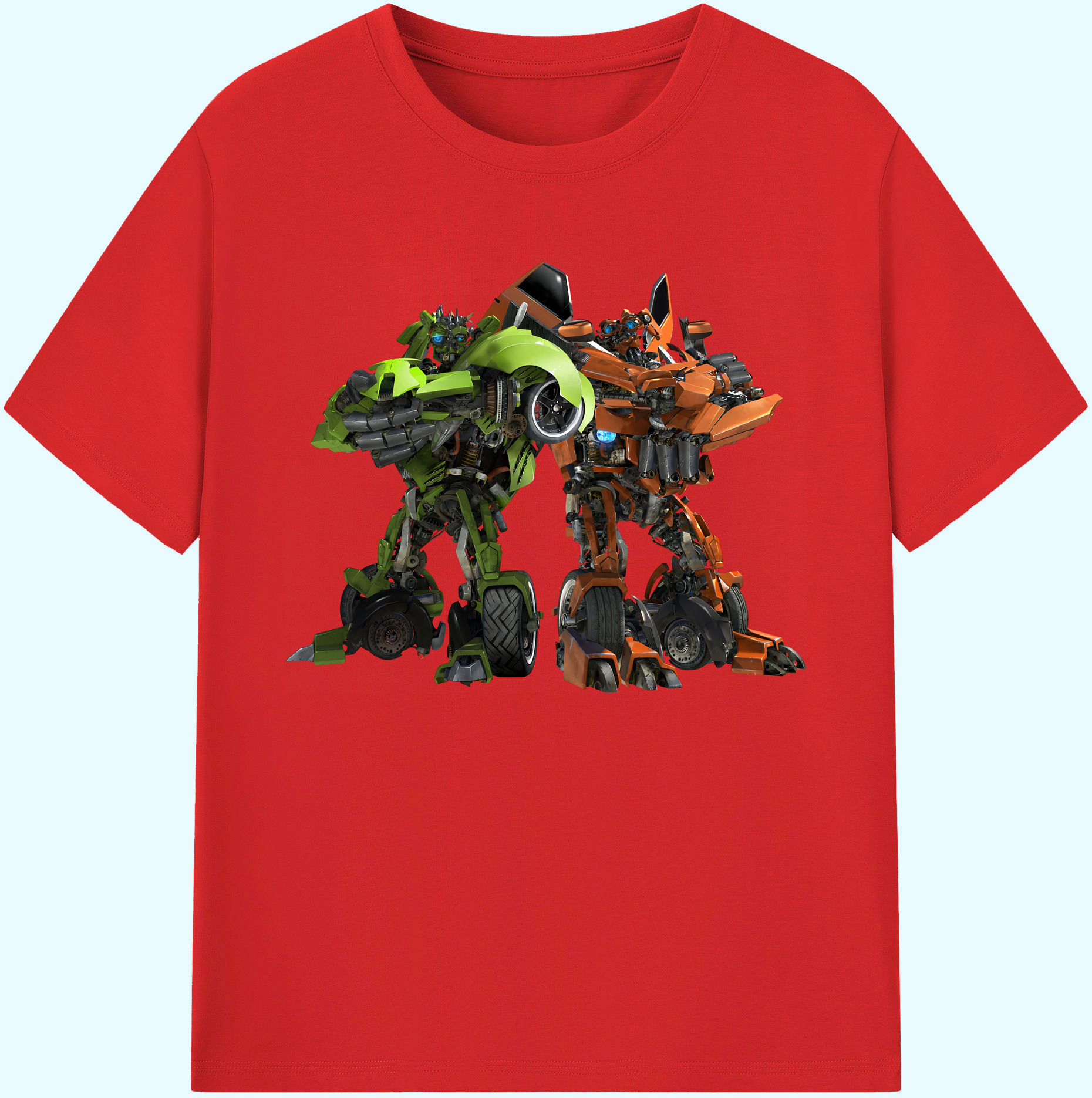 （画像用） Transformers トランスフォーマー 綿100％ メンズ半袖Tシャツ｜肌触りやわらか＆通気性