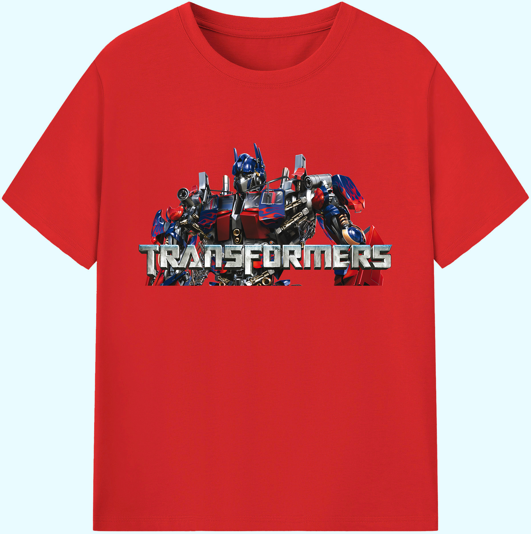 （画像用） Transformers トランスフォーマー 綿100％ メンズ半袖Tシャツ｜肌触りやわらか＆通気性