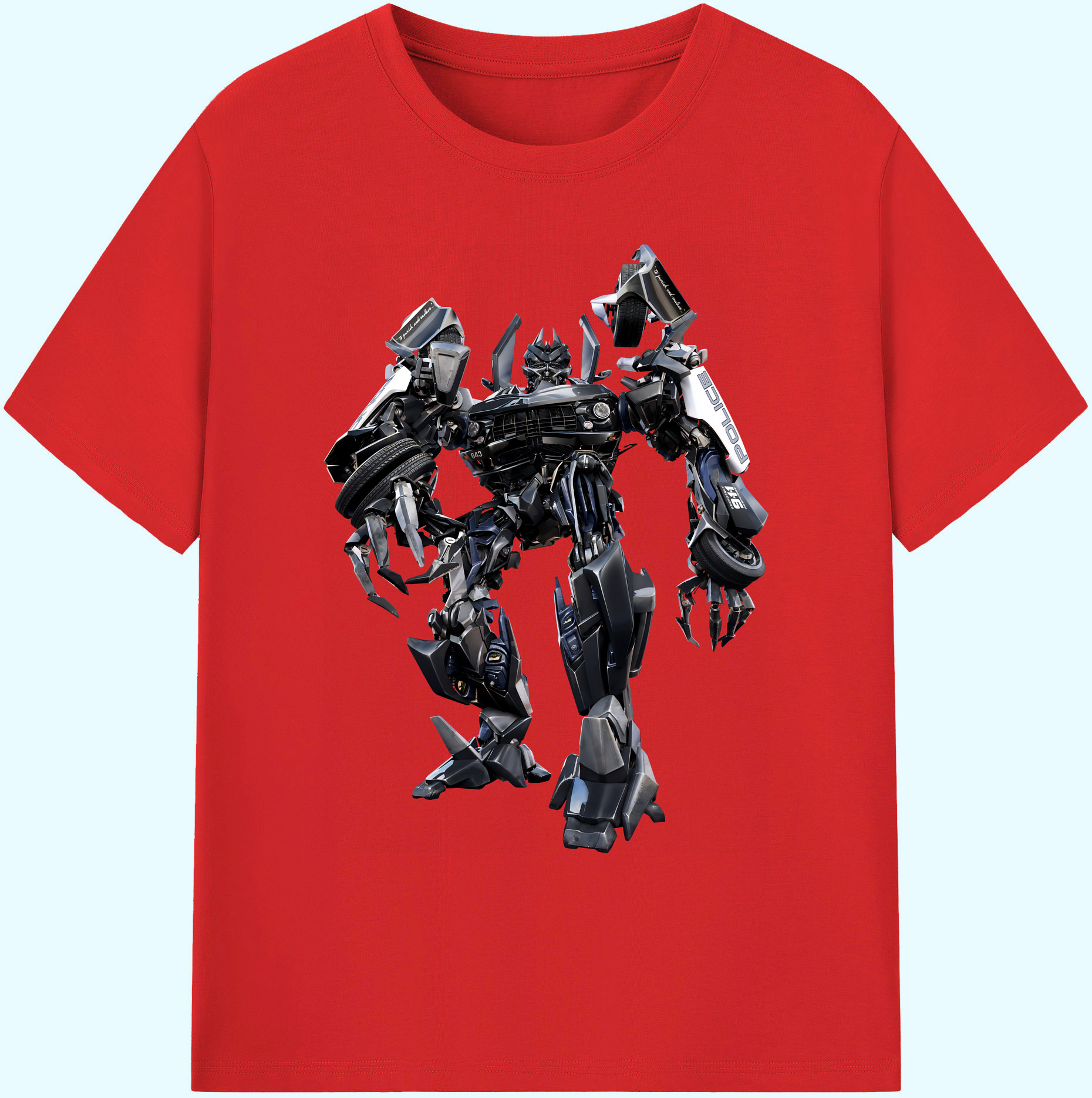 （画像用） Transformers トランスフォーマー 綿100％ メンズ半袖Tシャツ｜肌触りやわらか＆通気性