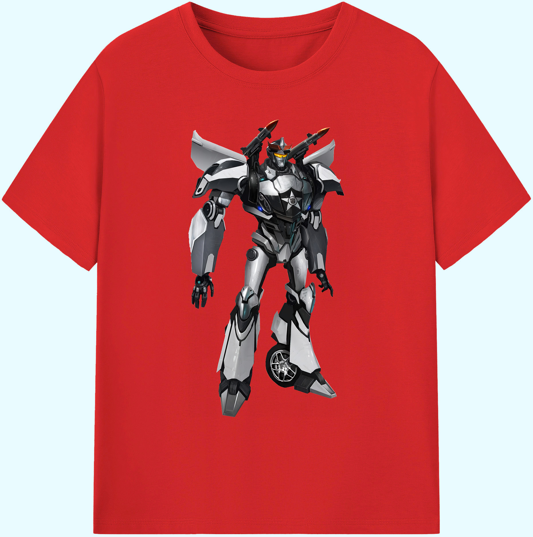 （画像用） Transformers トランスフォーマー 綿100％ メンズ半袖Tシャツ｜肌触りやわらか＆通気性