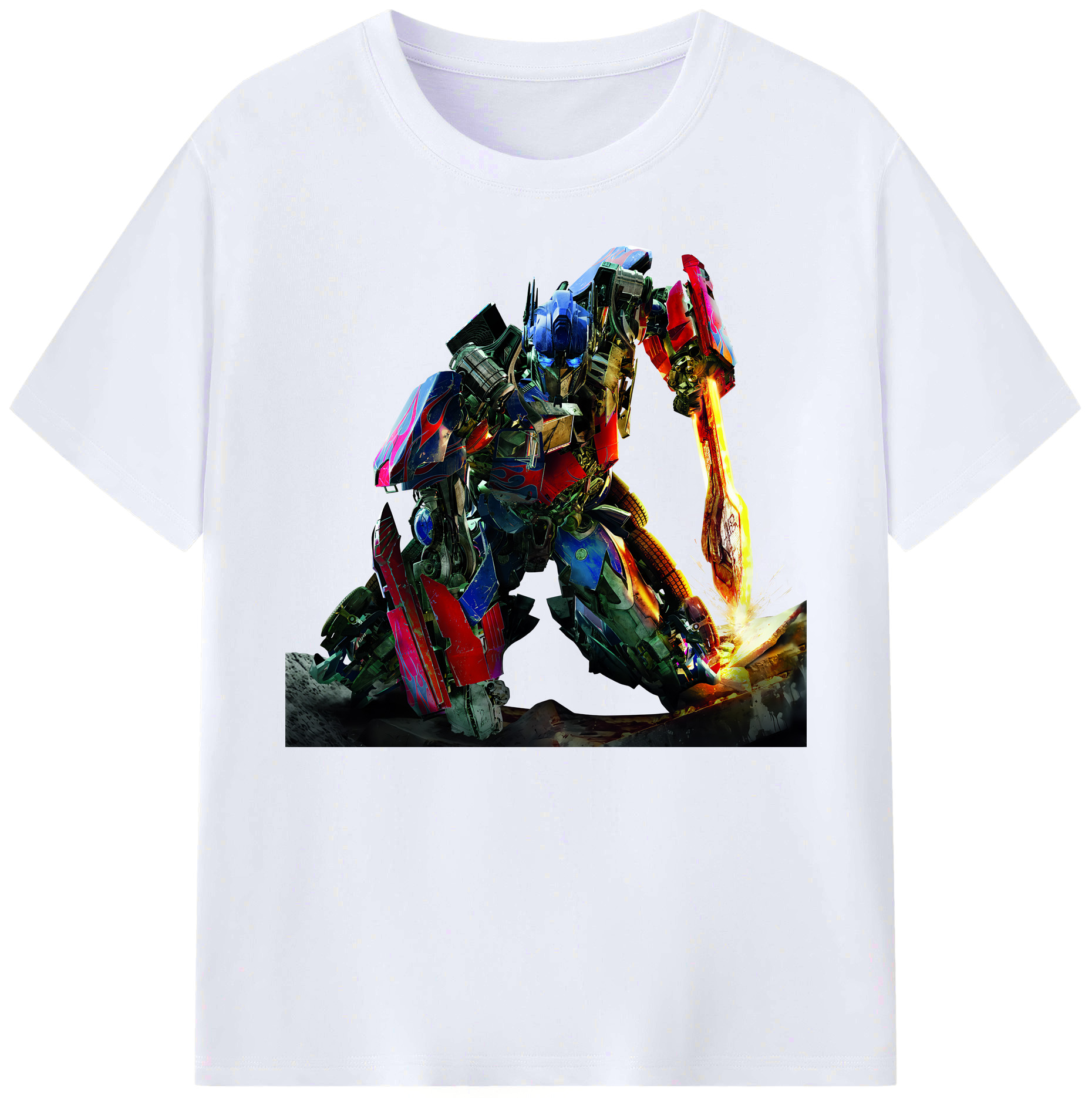 （画像用） Transformers トランスフォーマー 綿100％ メンズ半袖Tシャツ｜肌触りやわらか＆通気性