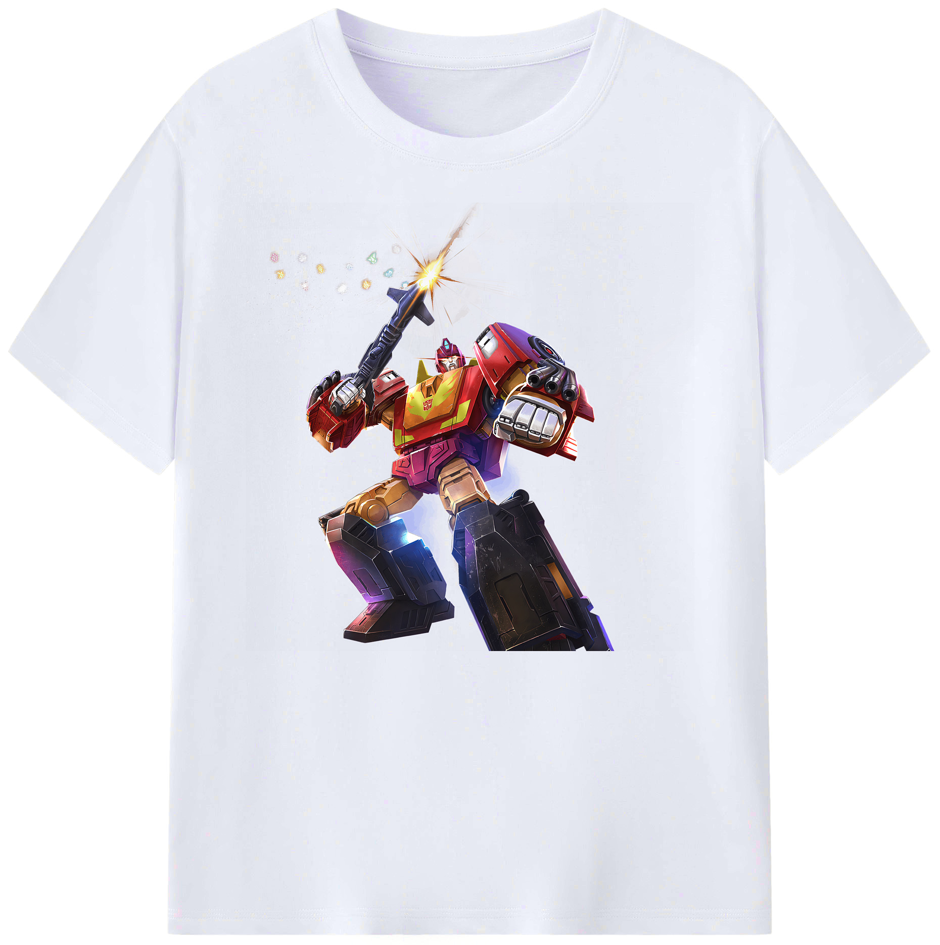 （画像用） Transformers トランスフォーマー 綿100％ メンズ半袖Tシャツ｜肌触りやわらか＆通気性