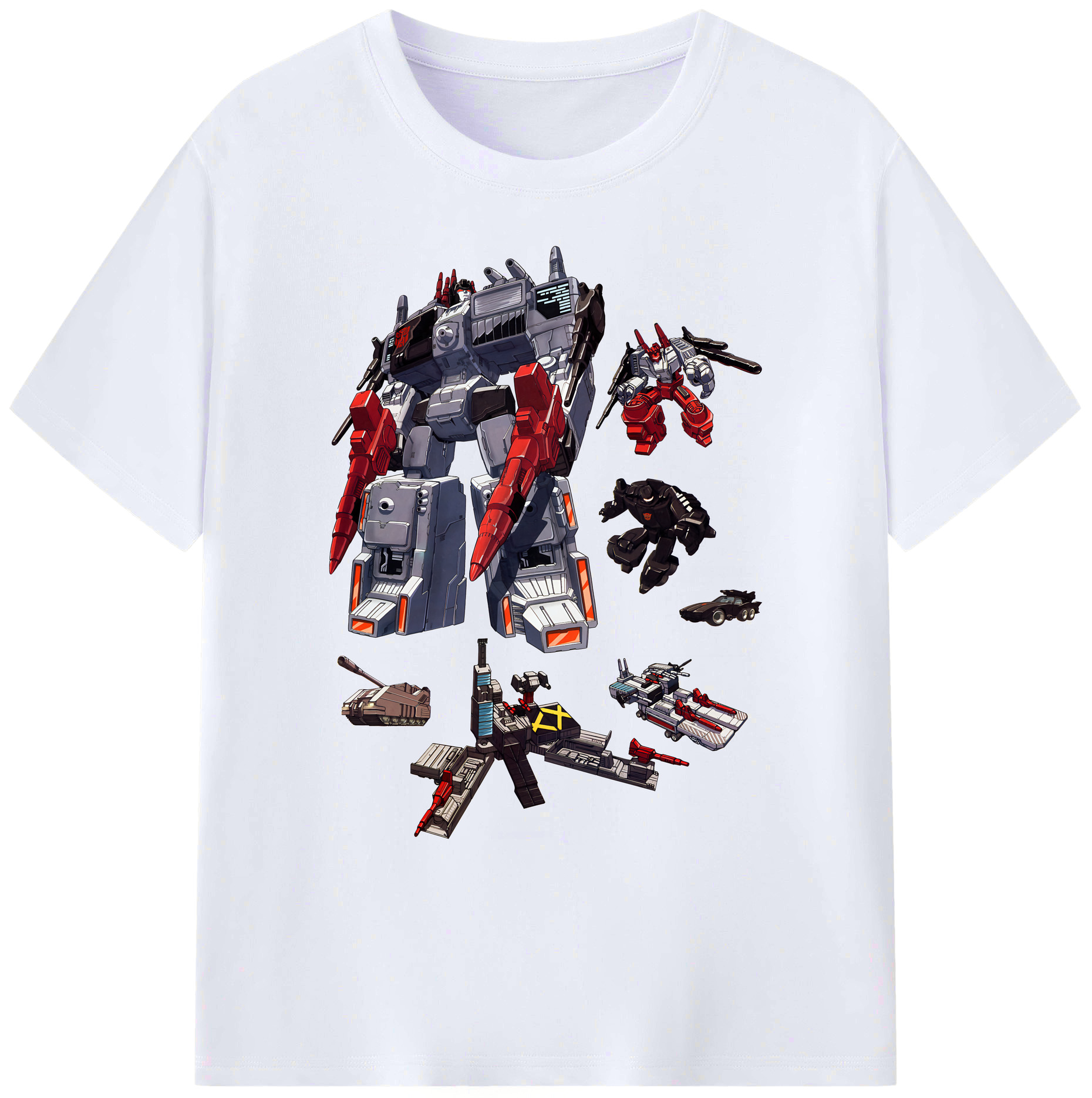 （画像用） Transformers トランスフォーマー 綿100％ メンズ半袖Tシャツ｜肌触りやわらか＆通気性