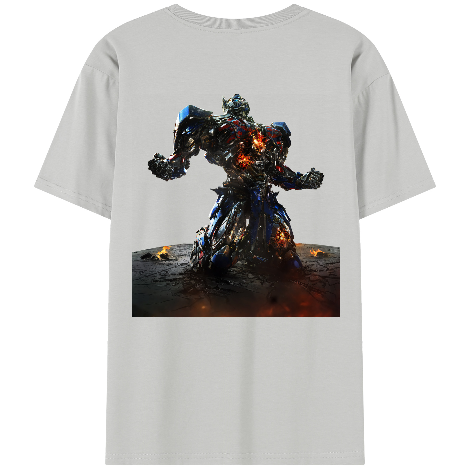 （画像用） Transformers トランスフォーマー レディース半袖Tシャツ(バックプリント)