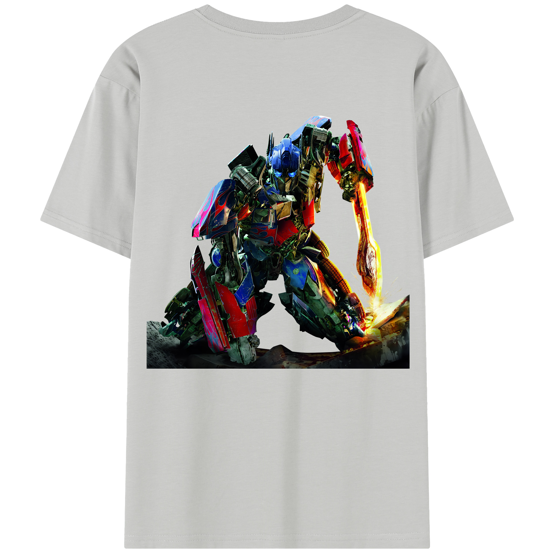 （画像用） Transformers トランスフォーマー レディース半袖Tシャツ(バックプリント)